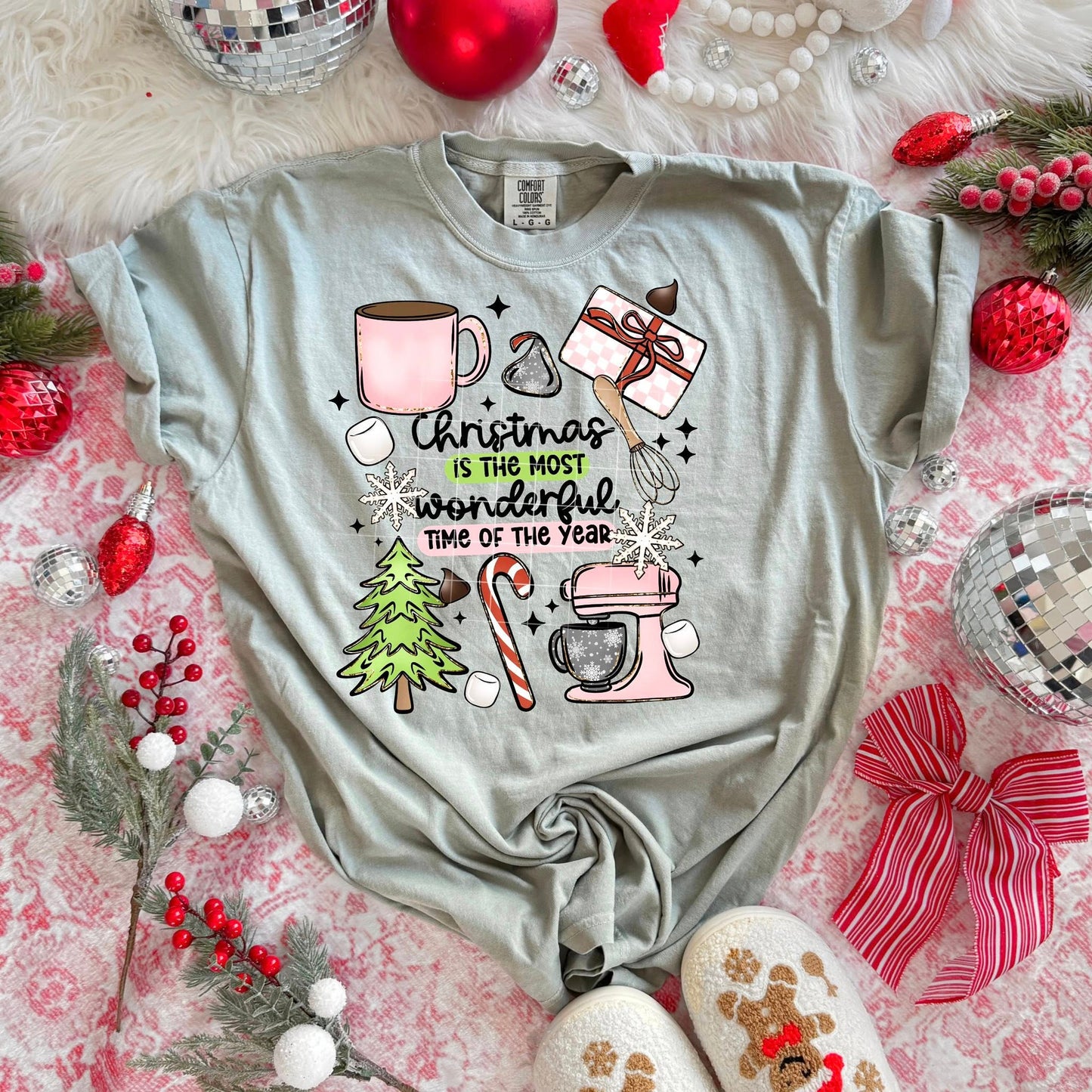 Christmas Most Wonderful Time of Year-Ready to Press Transfer