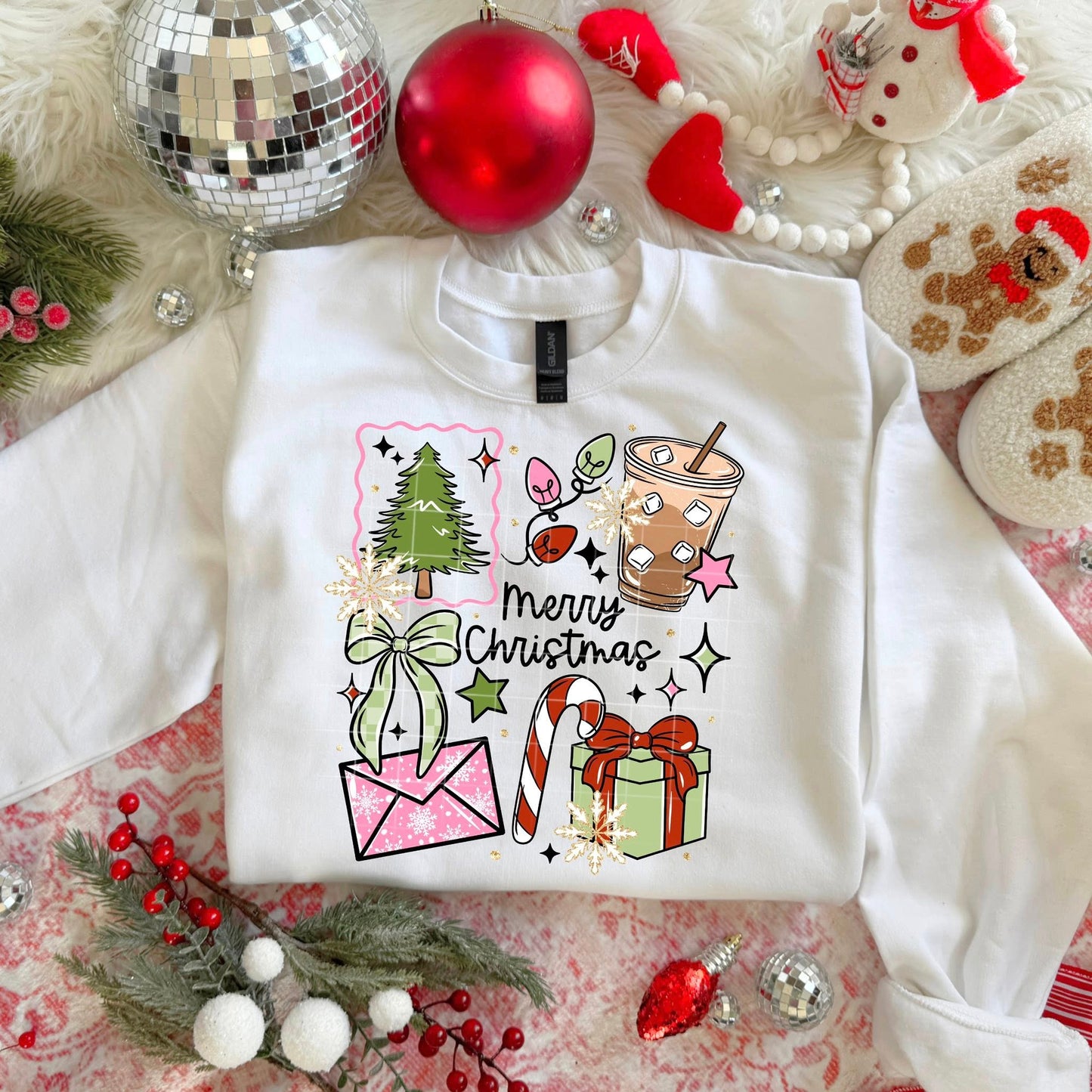 Merry Christmas Collage-Ready to Press Transfer