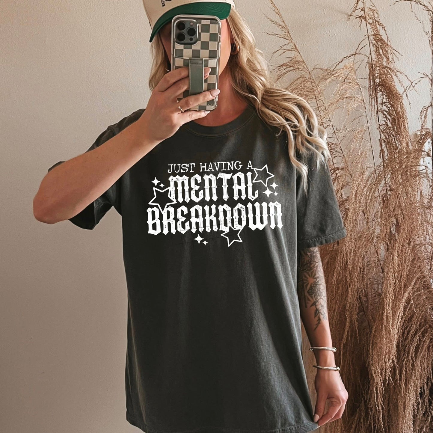 Mental Breakdown White-Ready to Press Transfer