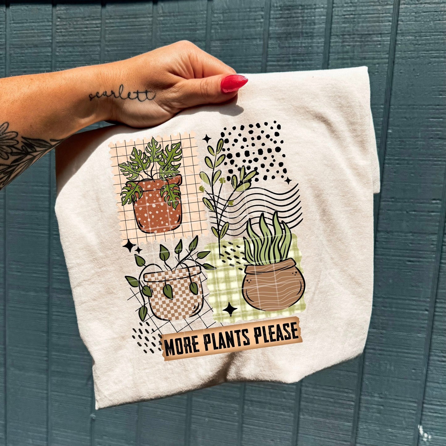 More Plants Please-Ready to Press Transfer