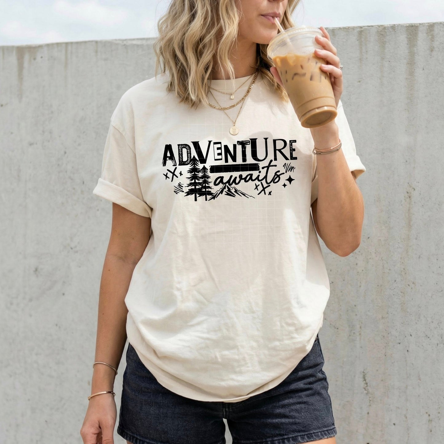 Adventure Awaits Black-Ready to Press Transfer