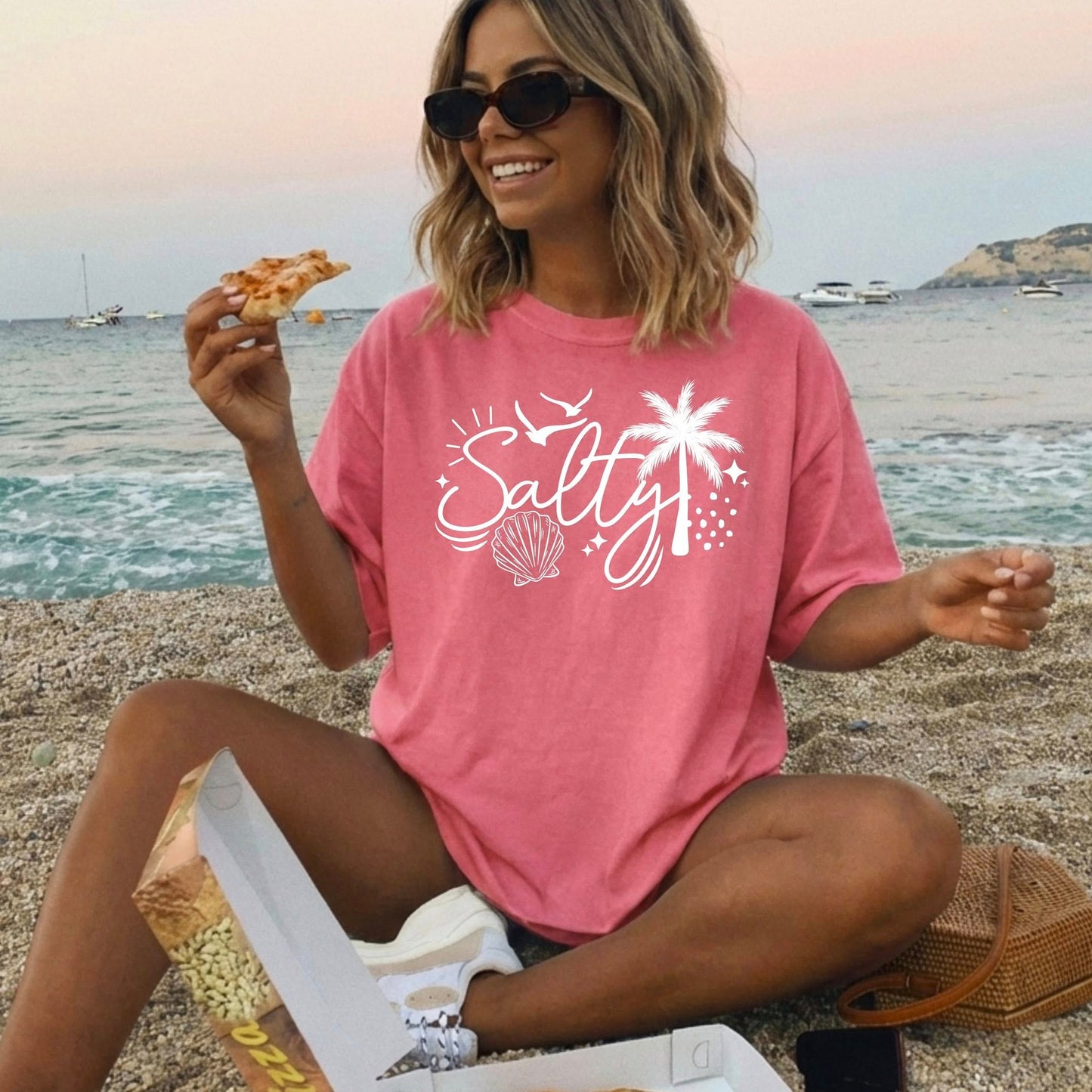 Salty Single Color White-Ready to Press Transfer