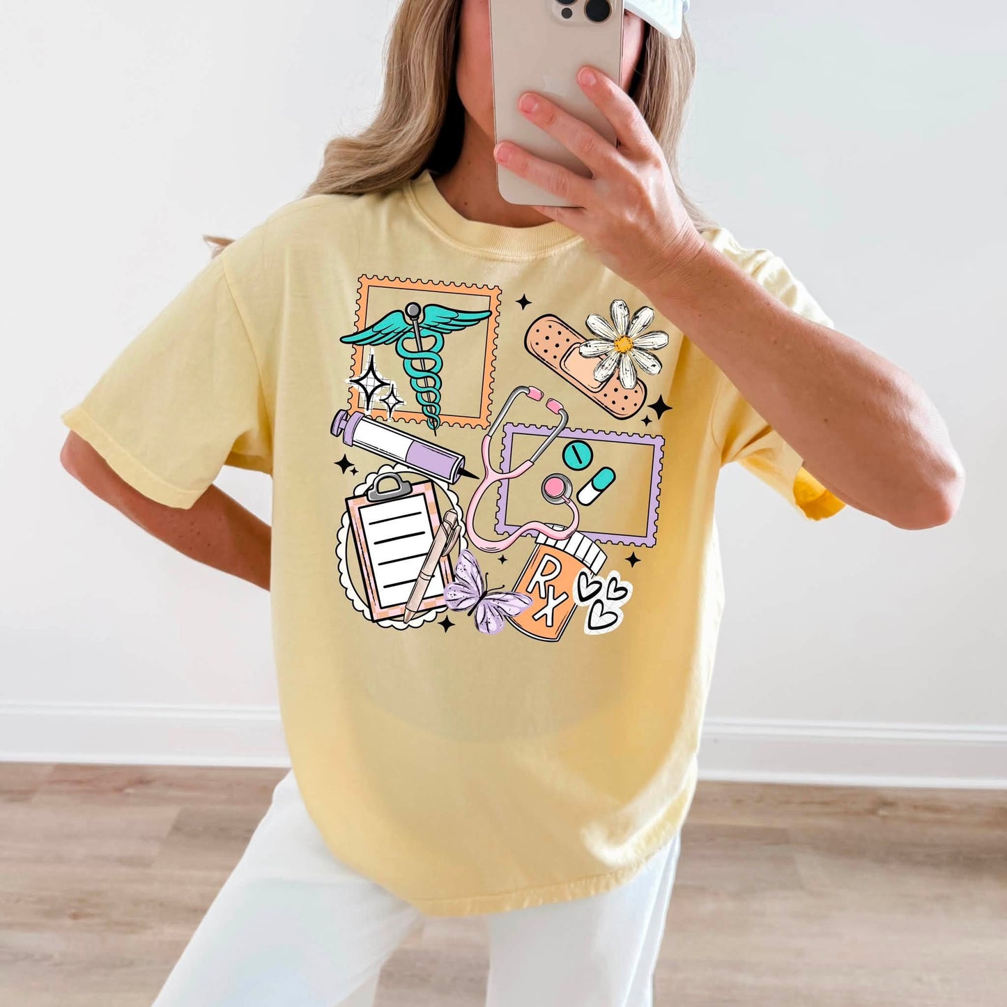 Nurse Stamps-Ready to Press Transfer