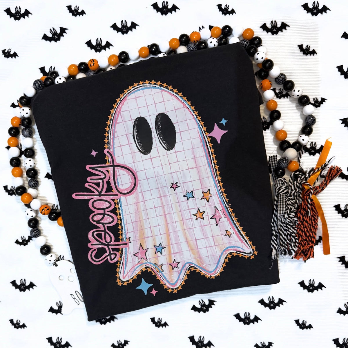 Spooky Pastel Ghost-Ready to Press Transfer