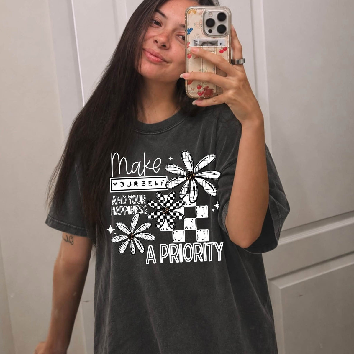 Priority White-Ready to Press Transfer