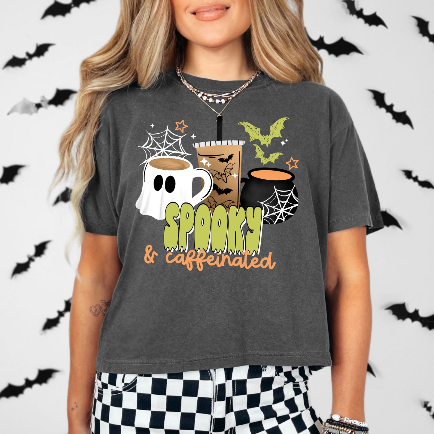 Spooky & Caffeinated-Ready to Press Transfer