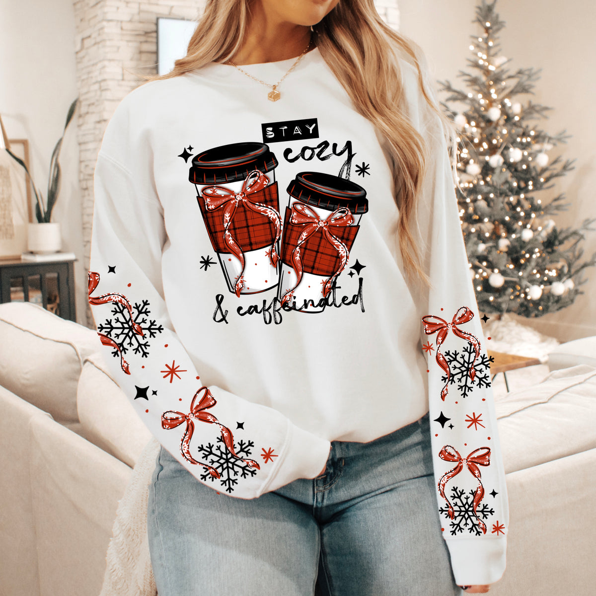 Stay Cozy Coffee-Ready to Press Transfer