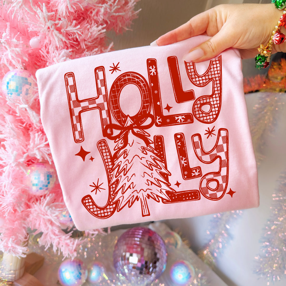 Holly Jolly Red-Ready to Press Transfer