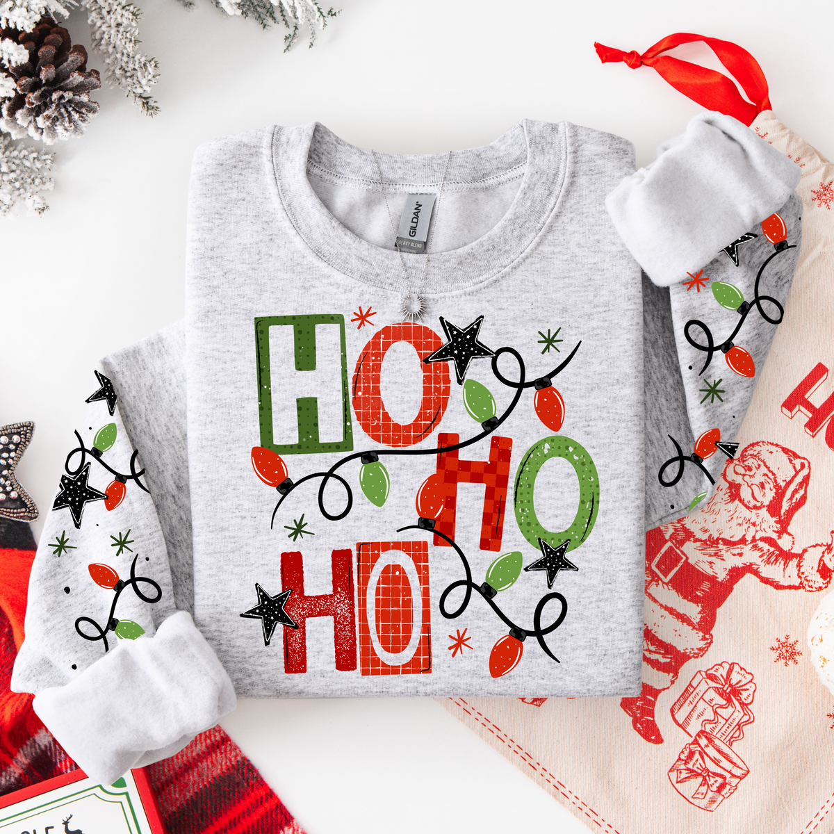 Ho Ho Ho Red-Ready to Press Transfer