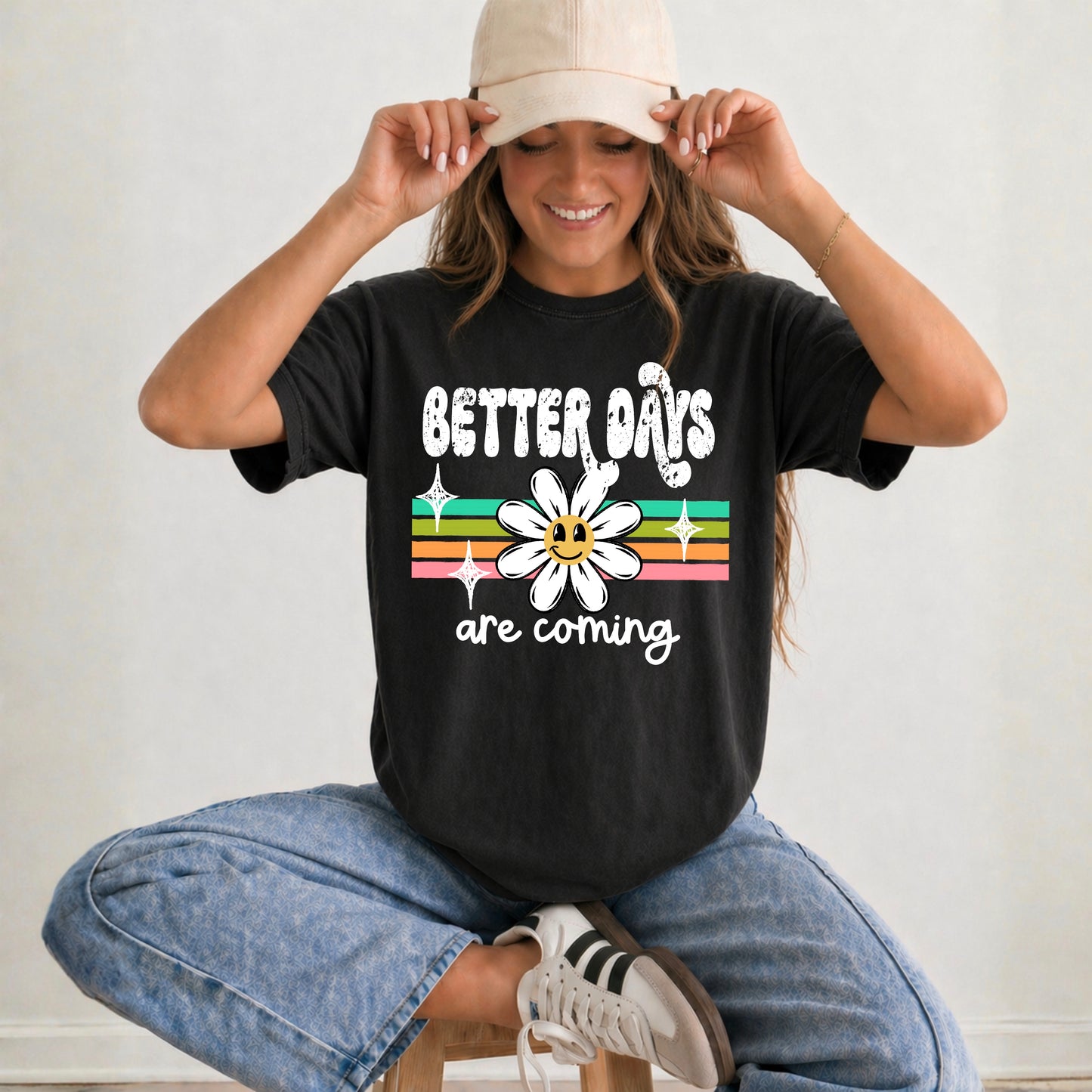 Better Days are Coming white-Ready to Press Transfer