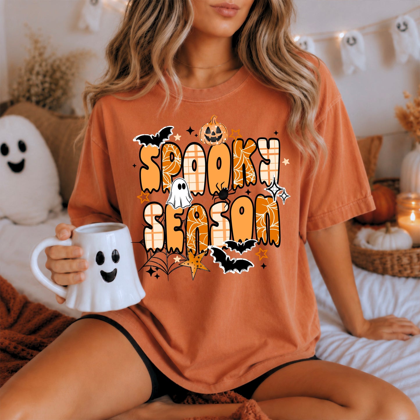 Spooky Season Pattern-Ready to Press Transfer