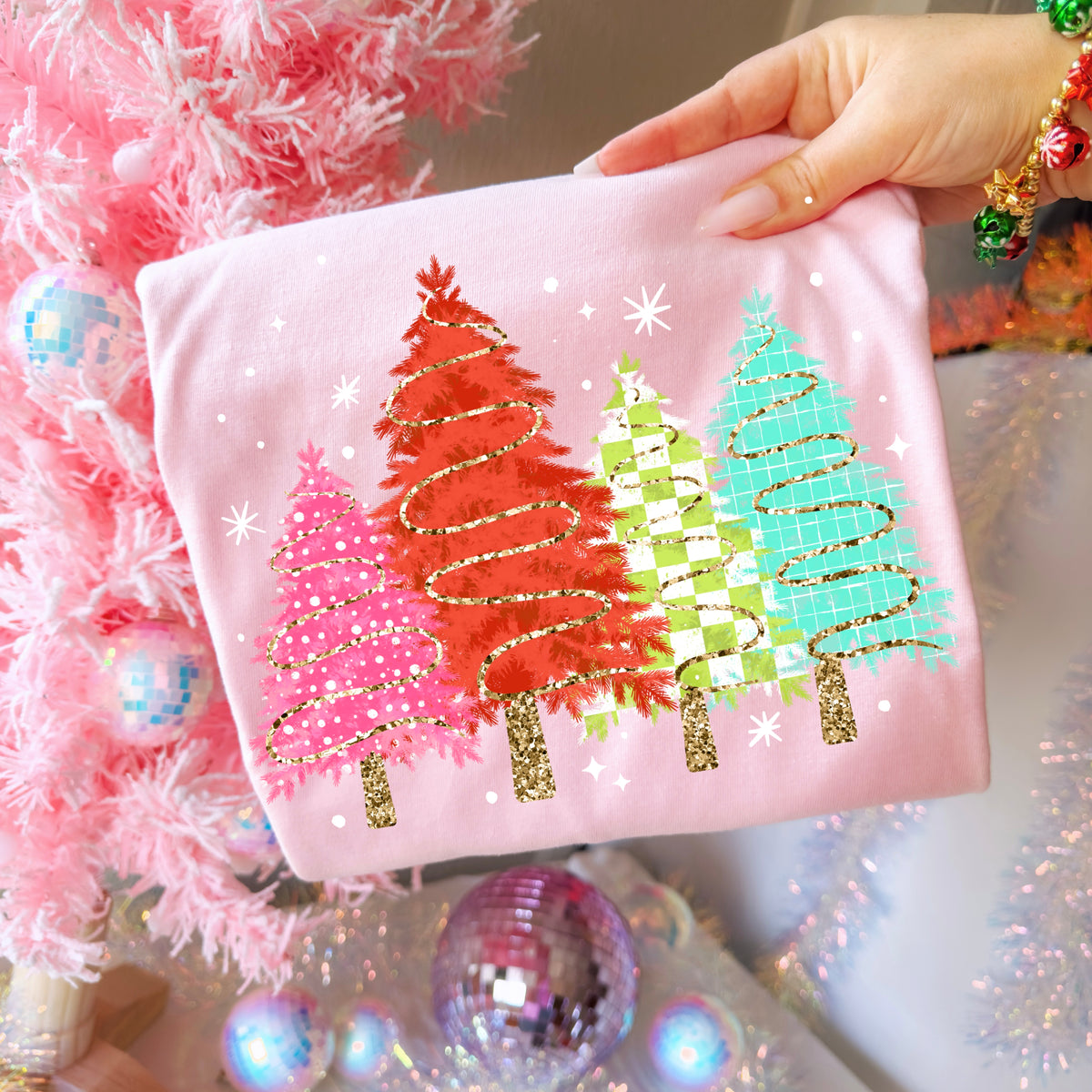 Colorful Trees-Ready to Press Transfer