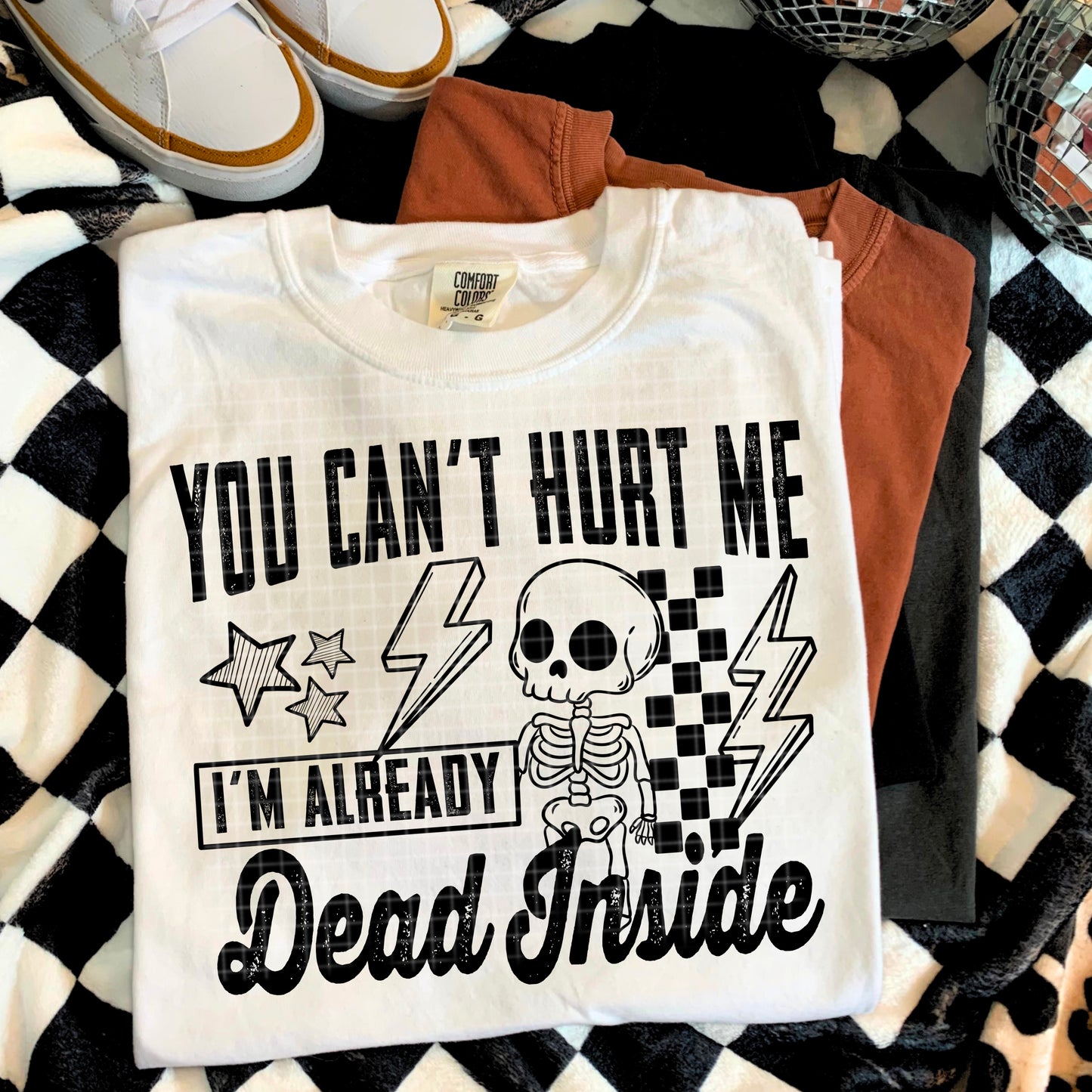 Dead Inside single color black-Ready to Press Transfer