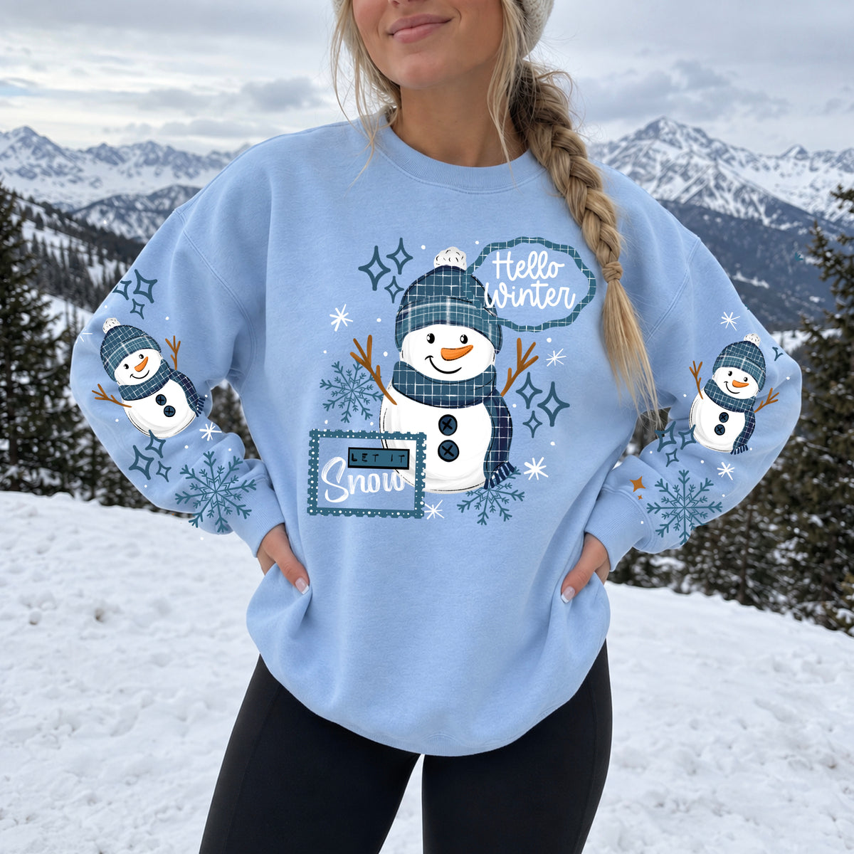 Winter Wishes Snowmen-Ready to Press Transfer
