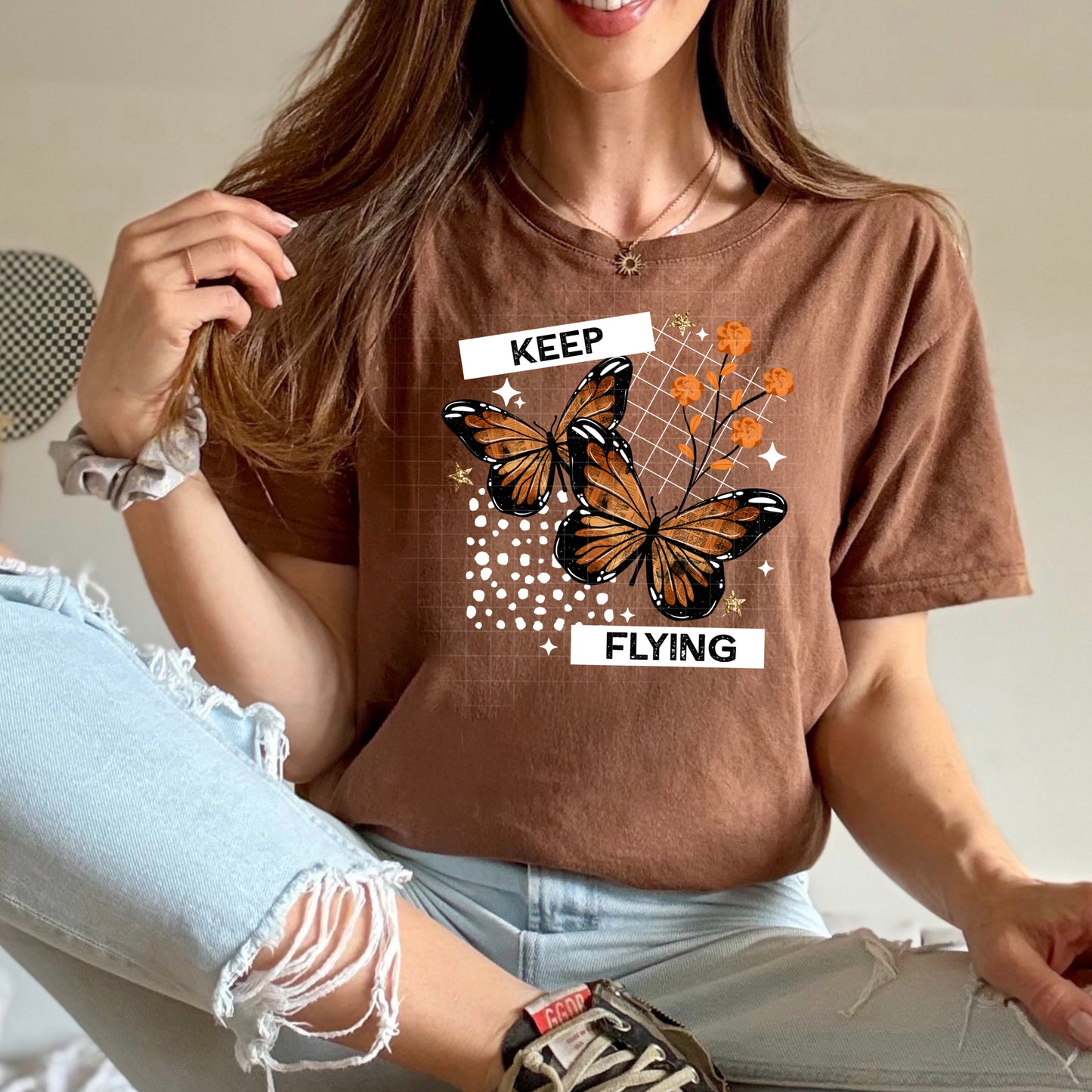Keep Flying white-Ready to Press Transfer