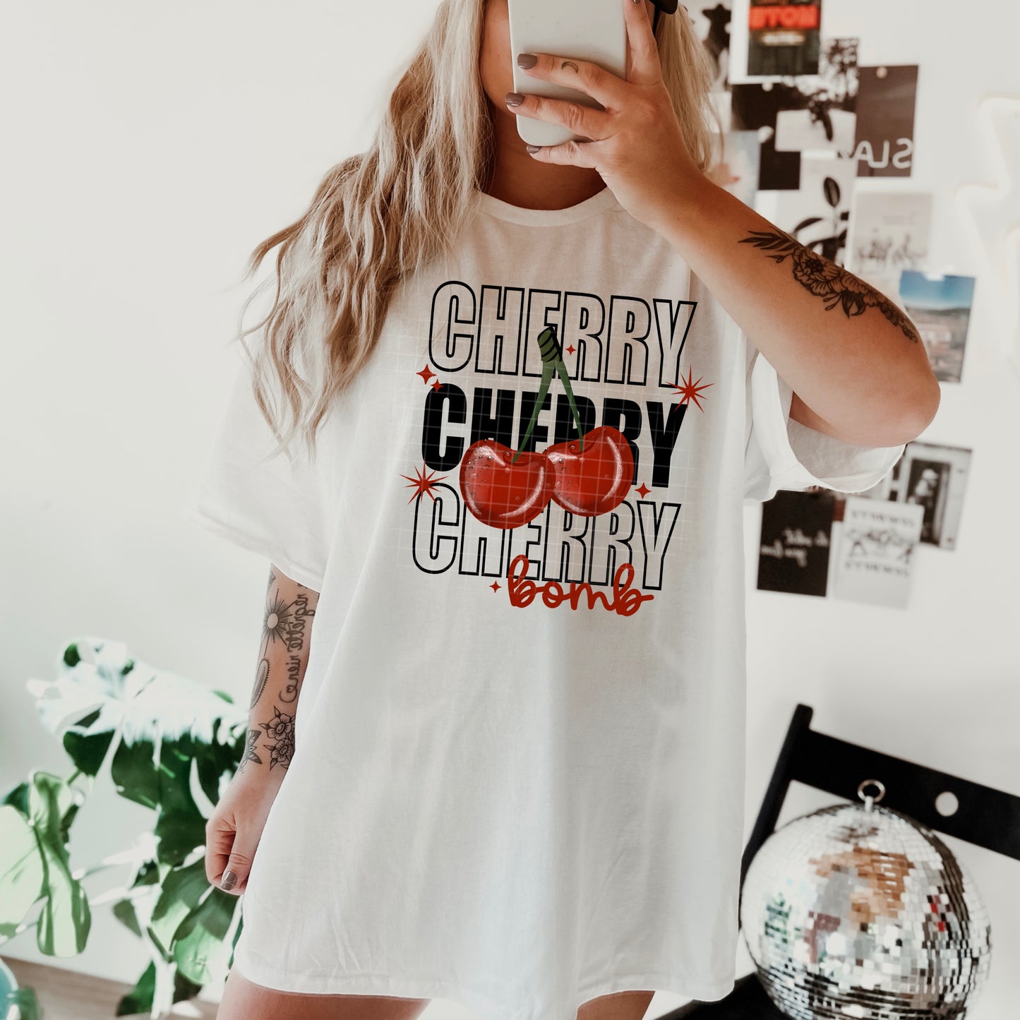 Cherry Bomb-Ready to Press Transfer