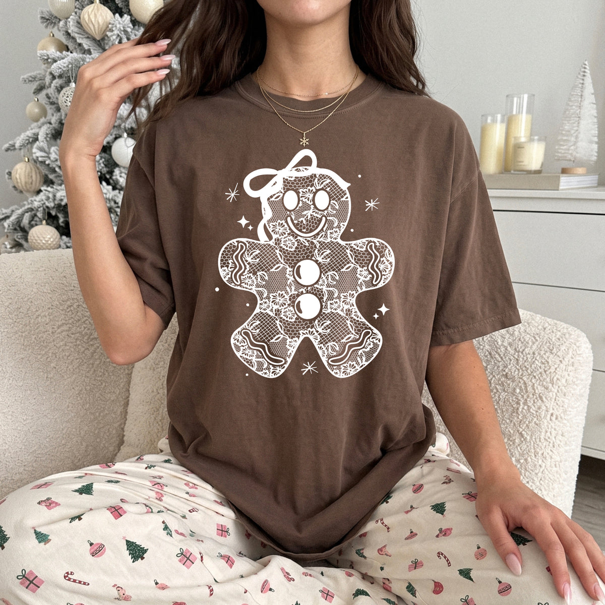 Lace Gingerbread-Ready to Press Transfer
