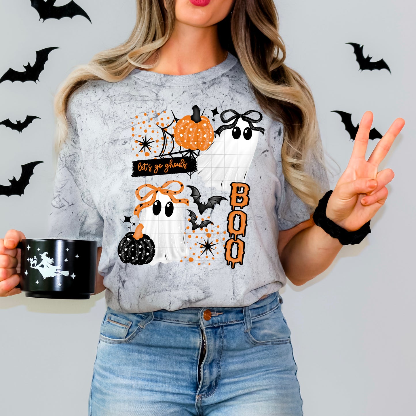 Fall Lace Ghost-Ready to Press Transfer