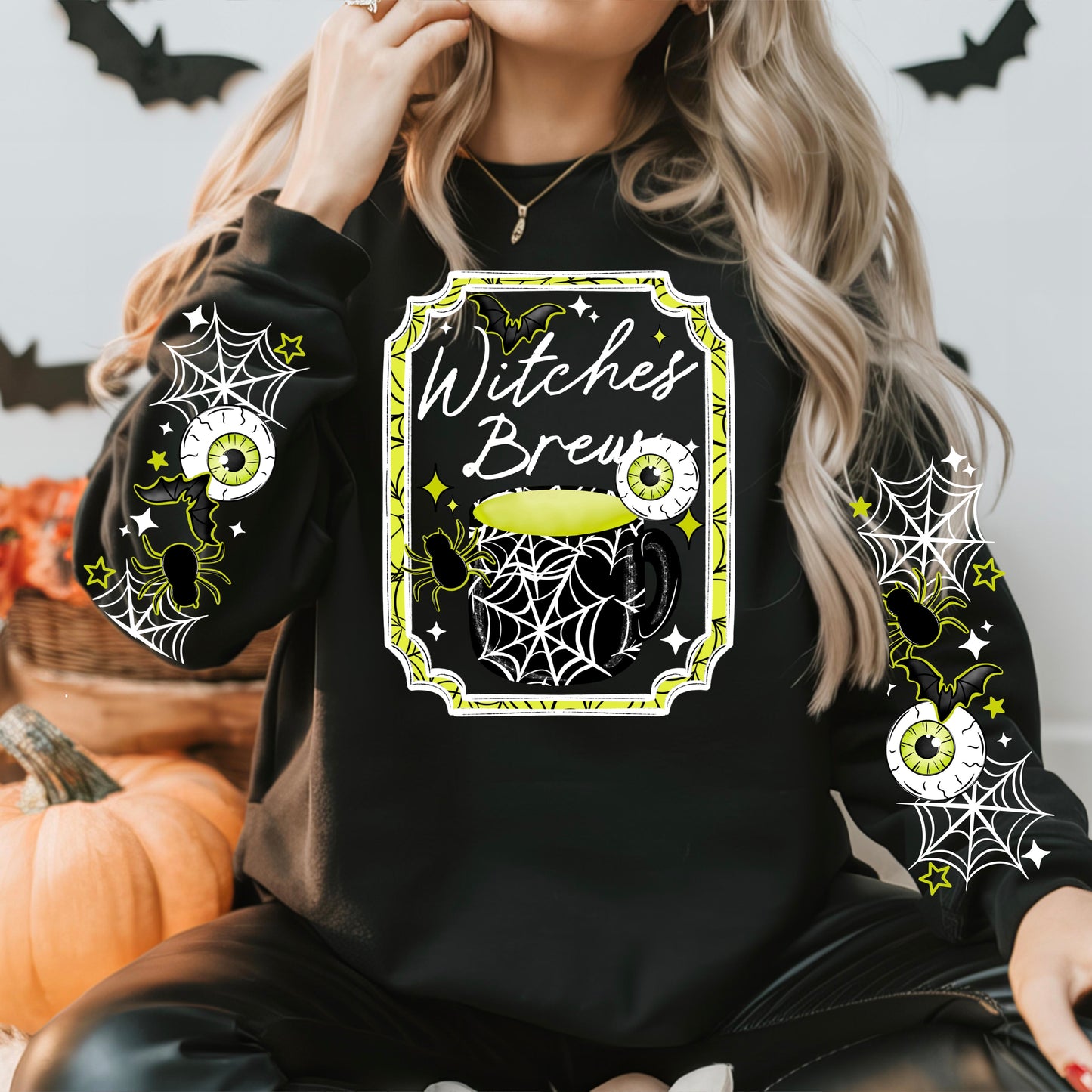 Witches Brew White-Ready to Press Transfer