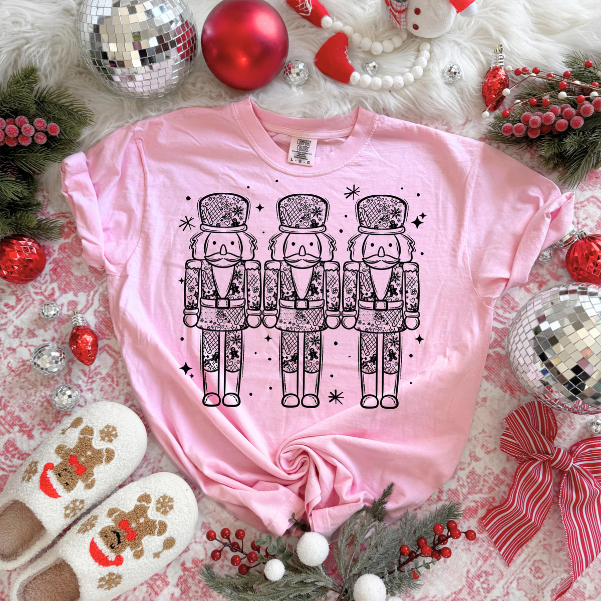Nutcrackers Single Color Black-Ready to Press Transfer