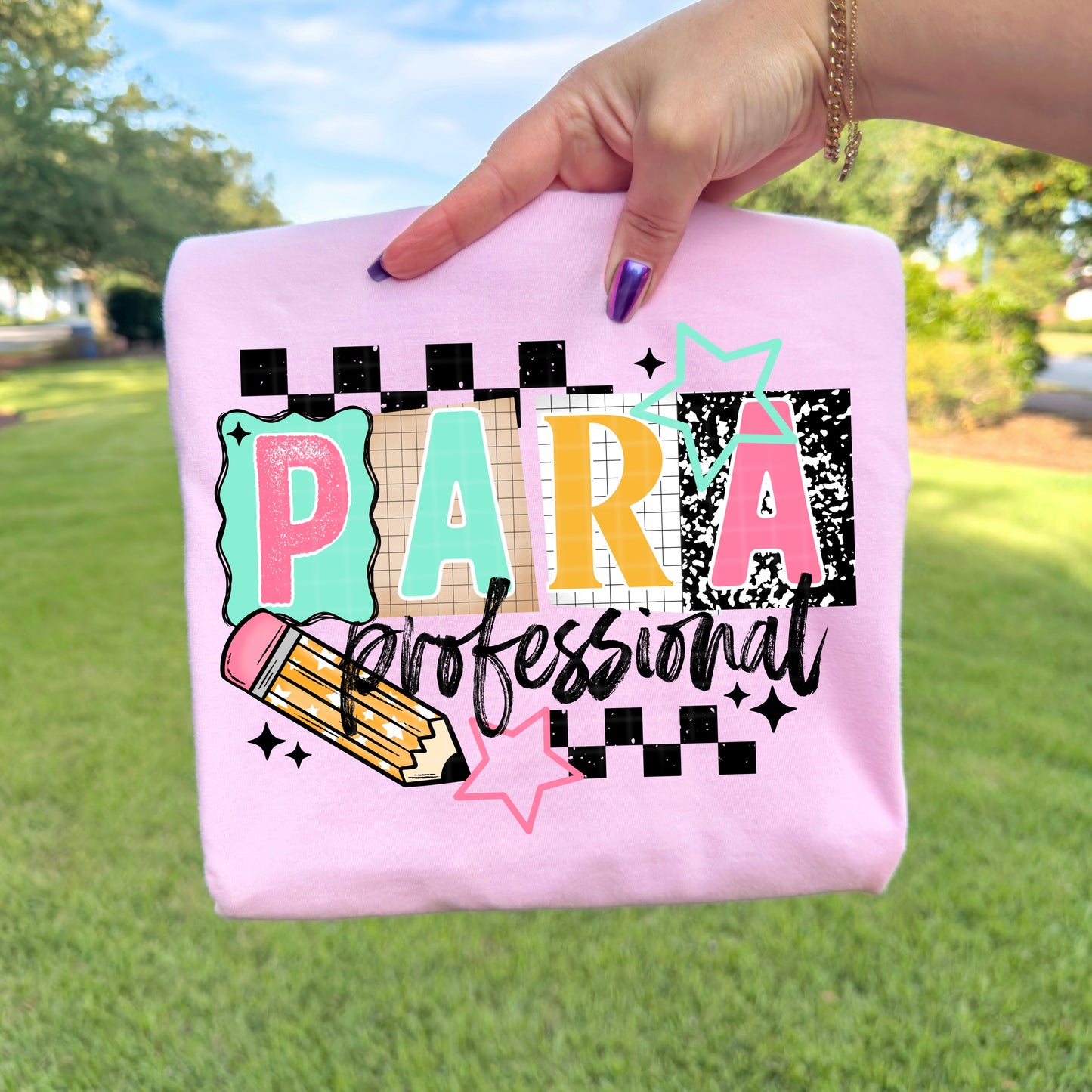 Para Professional Stars-Ready to Press Transfer