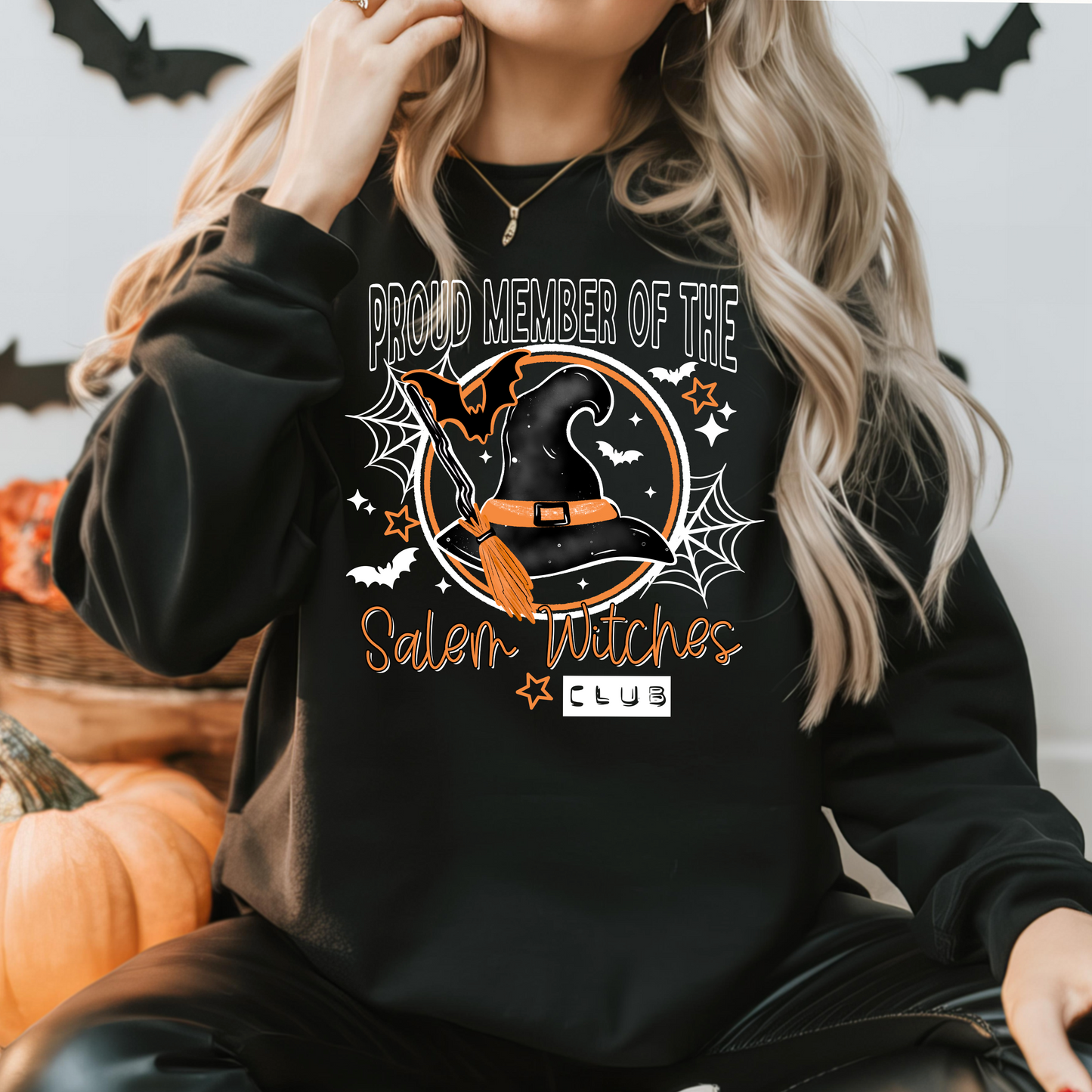 Salem Witches Club White-Ready to Press Transfer