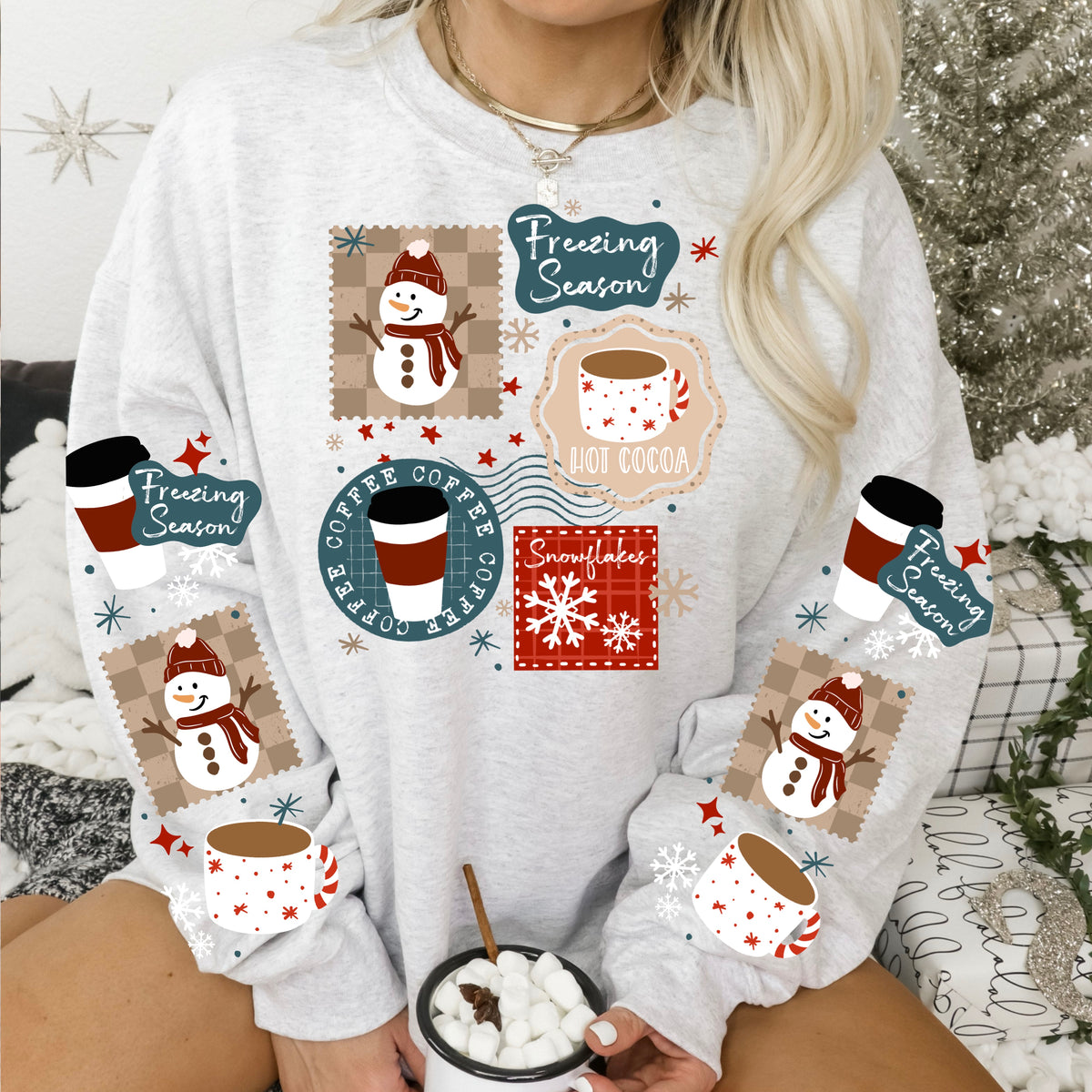 Freezing Season Stamps-Ready to Press Transfer