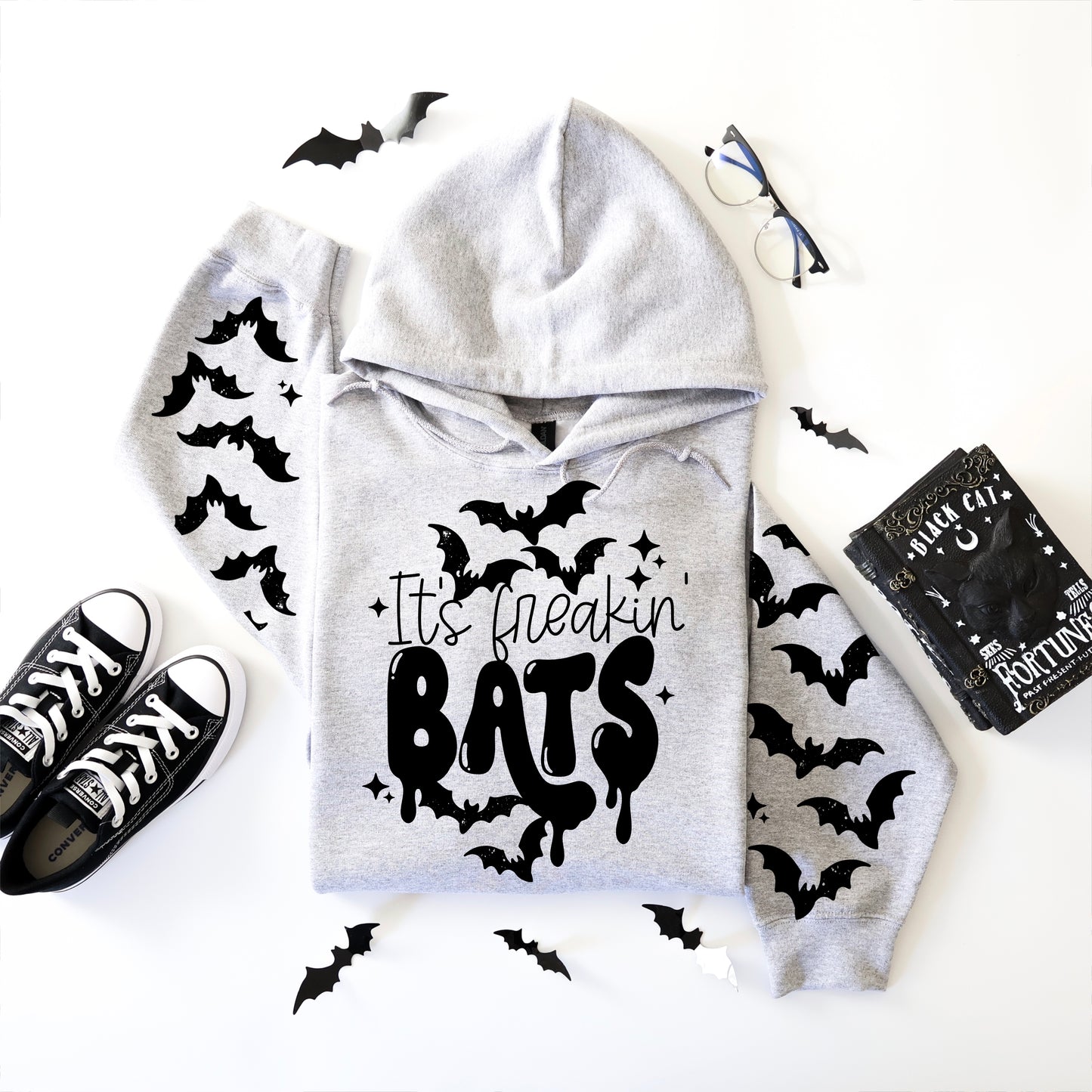 Freakin Bats Black-Ready to Press Transfer