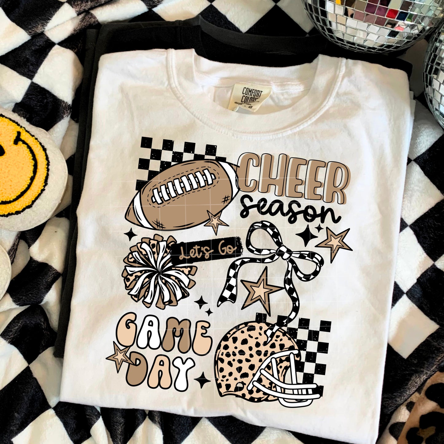 Cheer Season with Pom Pom-Ready to Press Transfer