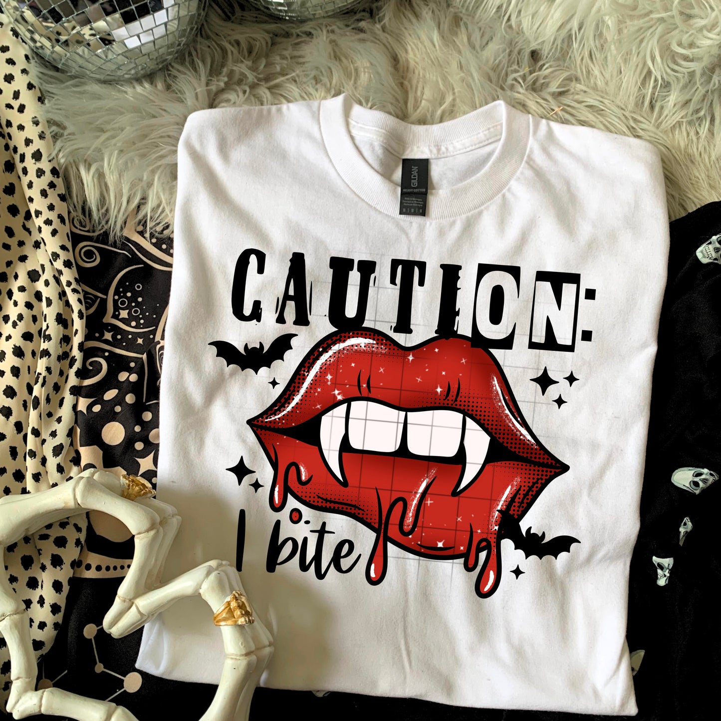 Caution I Bite-Ready to Press Transfer
