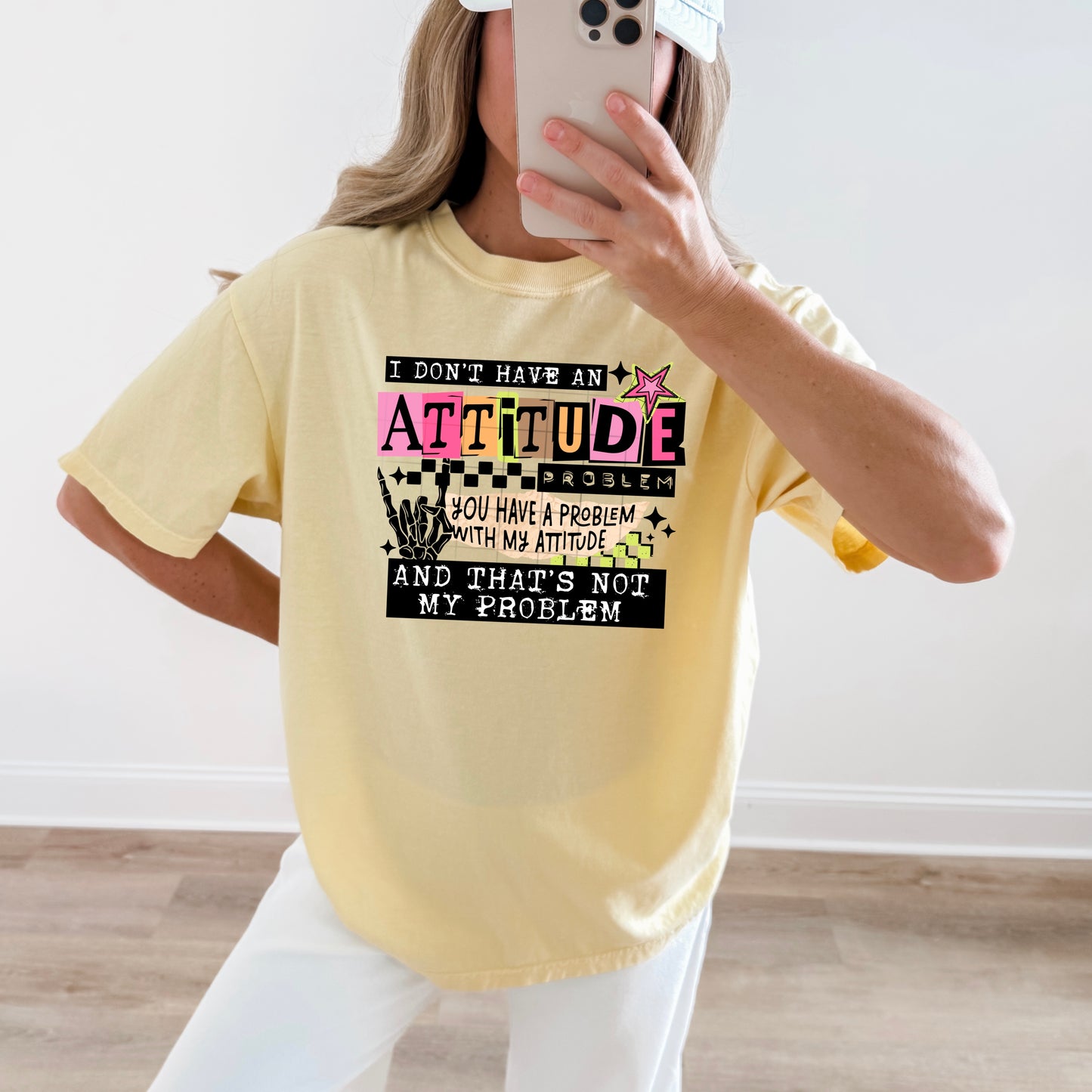 Attitude Problem Black-Ready to Press Transfer