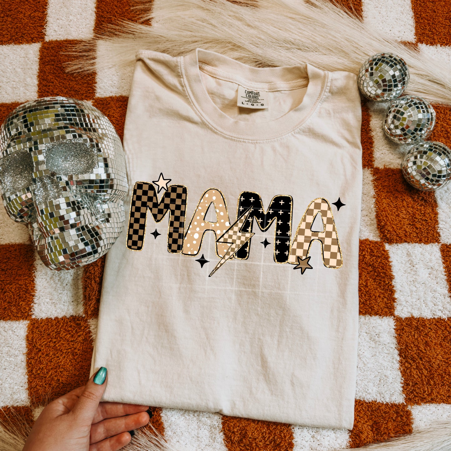 Mama Neutral with Lightning Bolt-Ready to Press Transfer