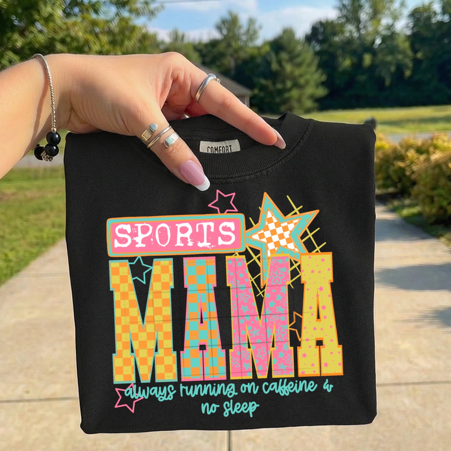 Sports Mama Colorful-Ready to Press Transfer