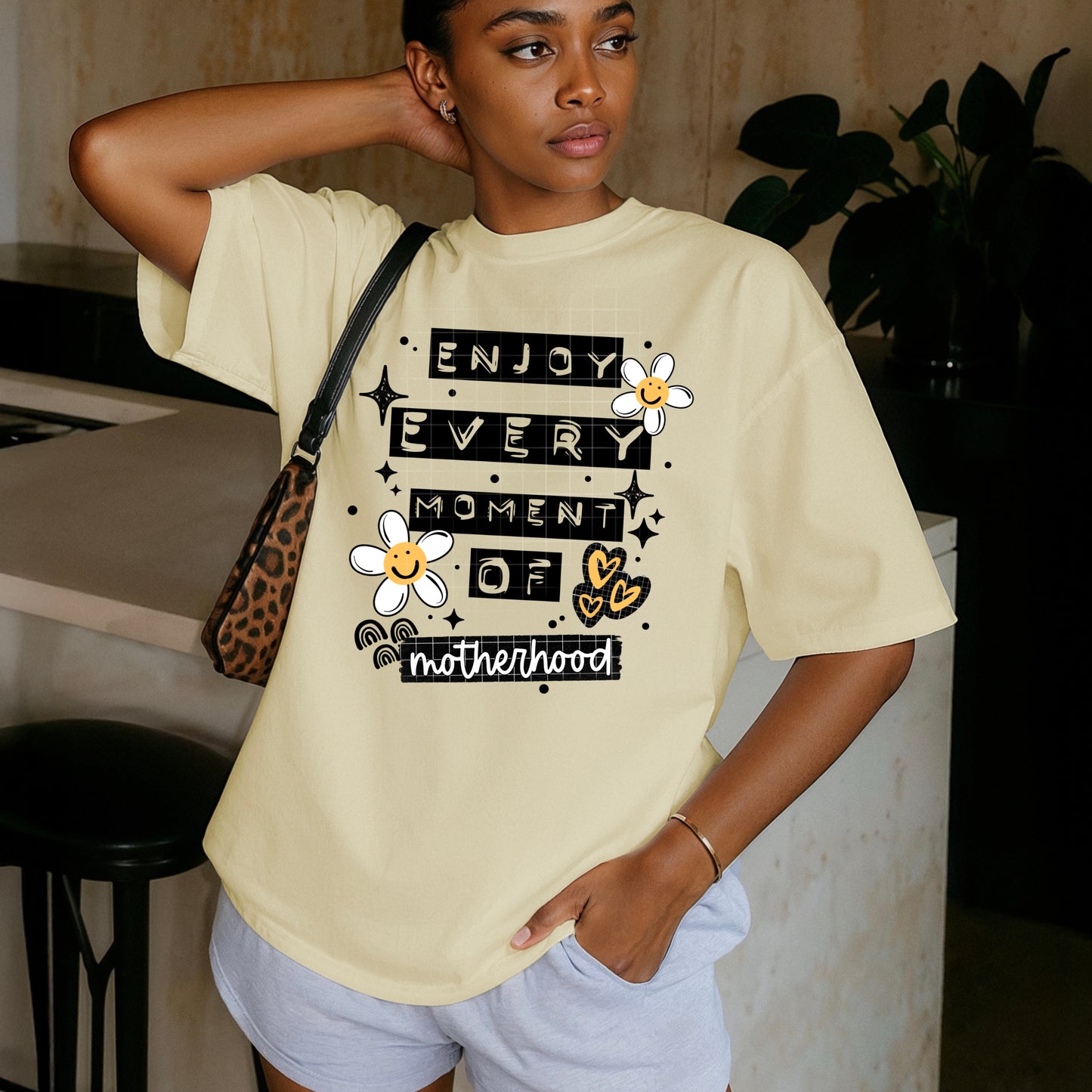 Enjoy Every Moment black-Ready to Press Transfer