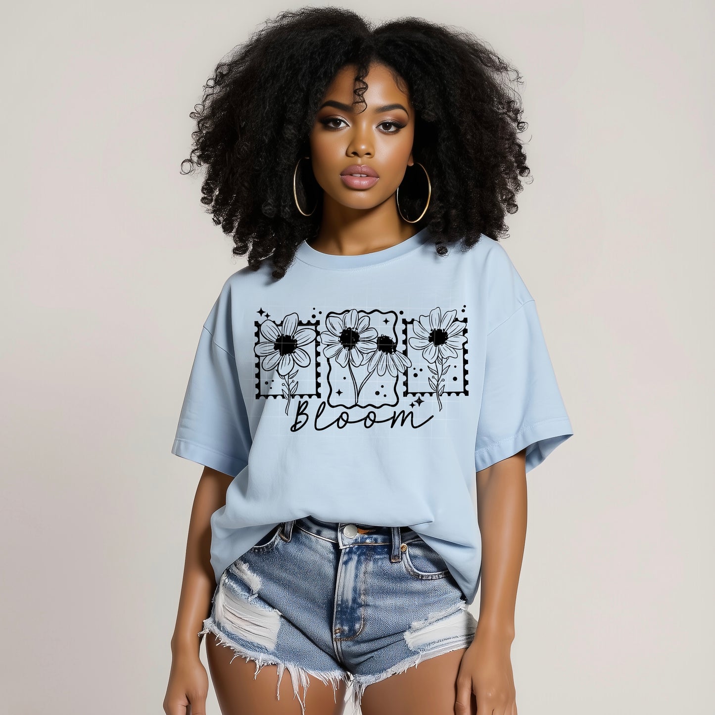 Bloom black single-Ready to Press Transfer