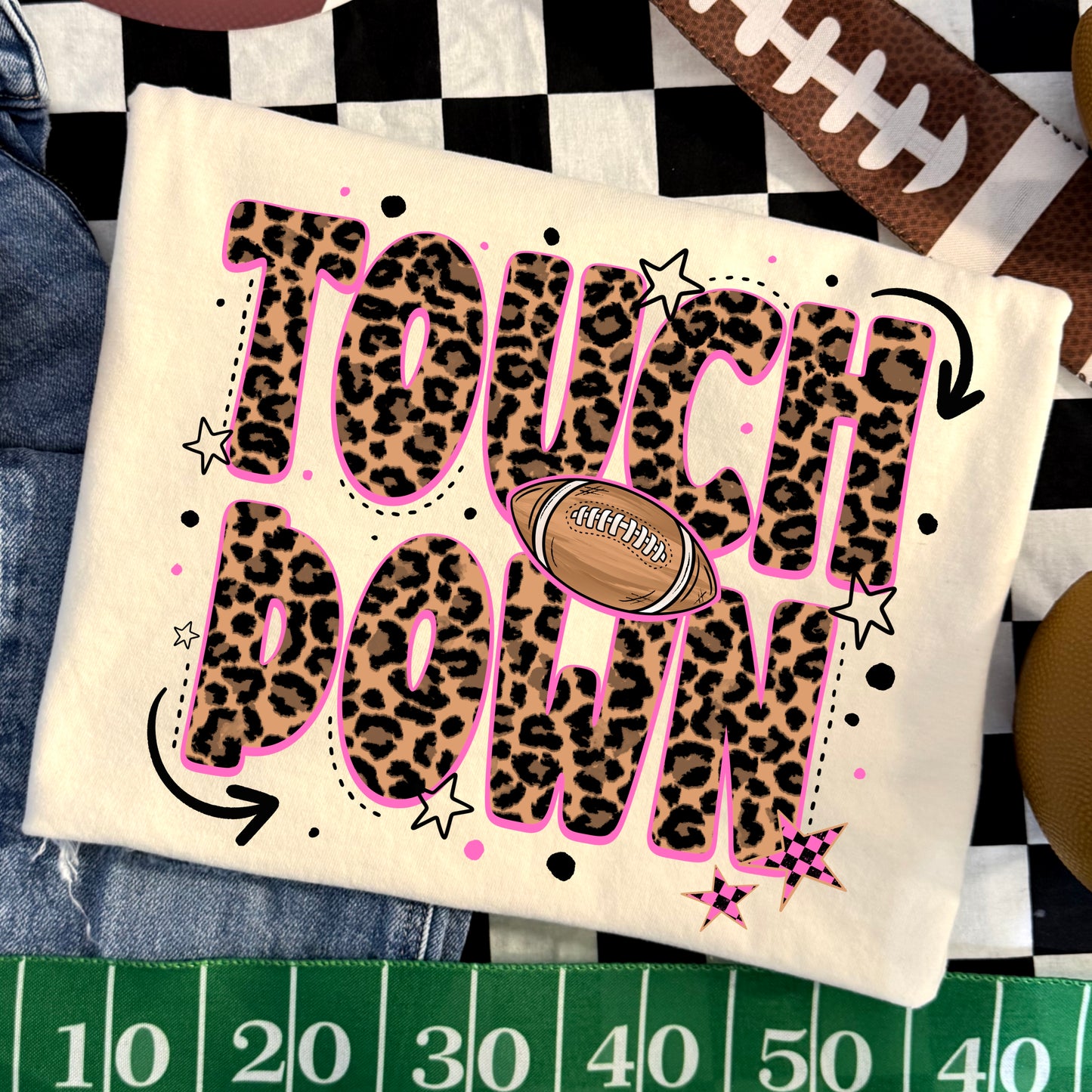Touchdown Leopard-Ready to Press Transfer