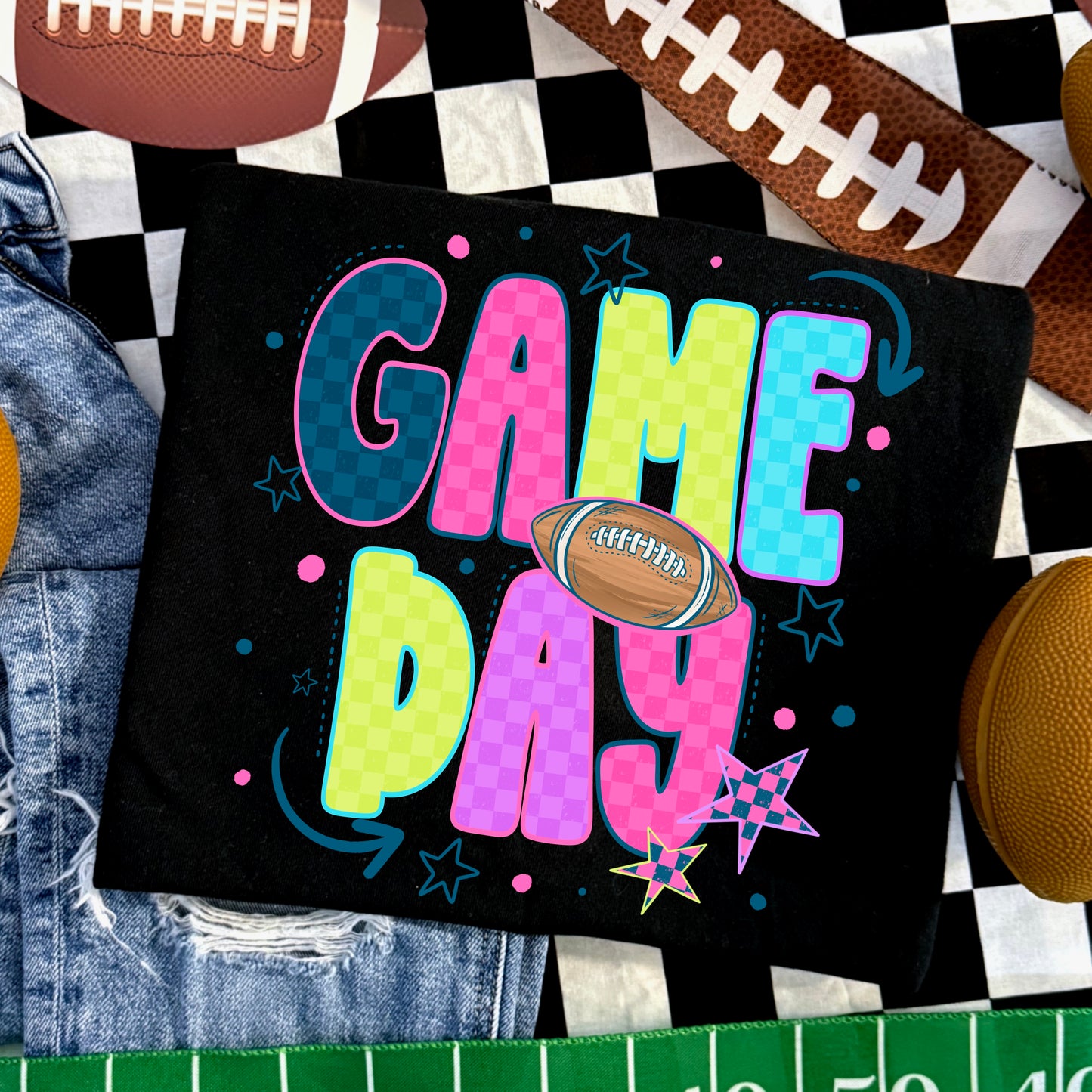 Game Day Colorful-Ready to Press Transfer