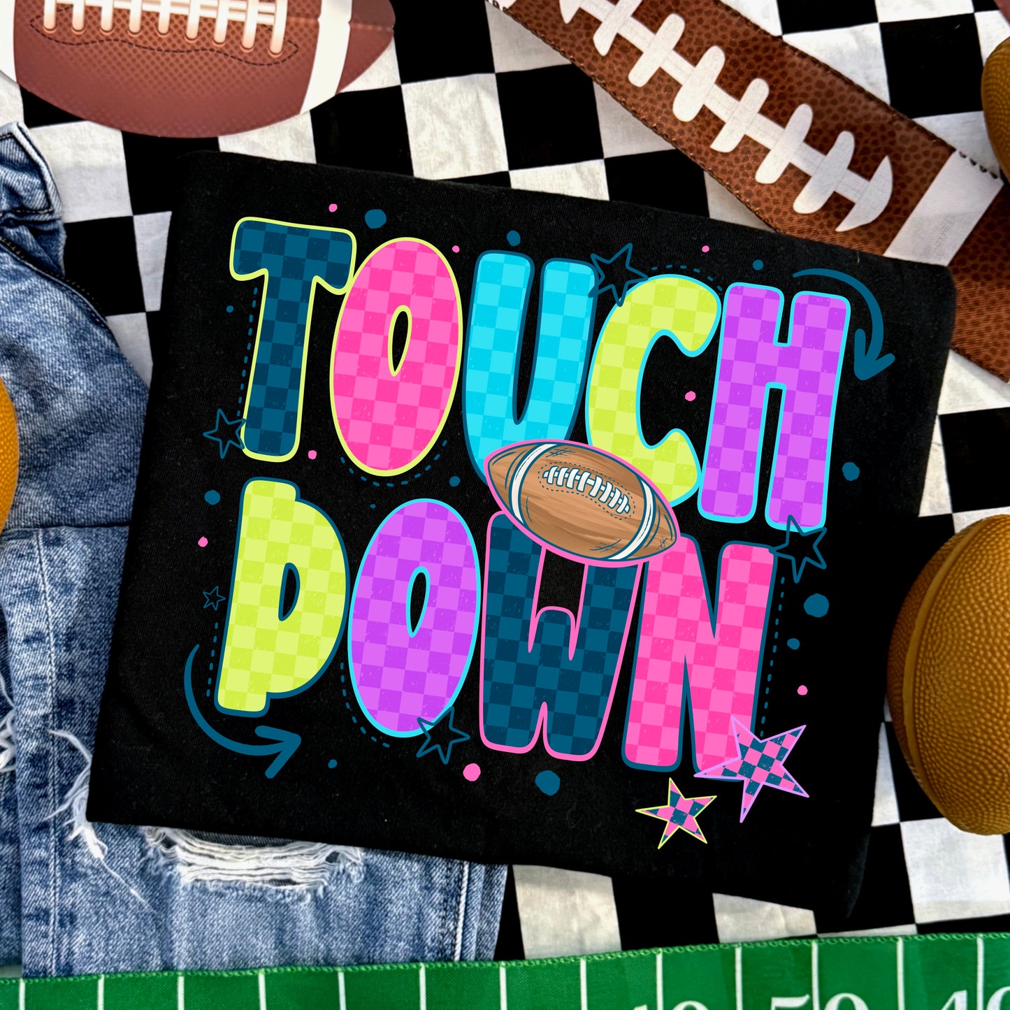 Touchdown Colorful-Ready to Press Transfer