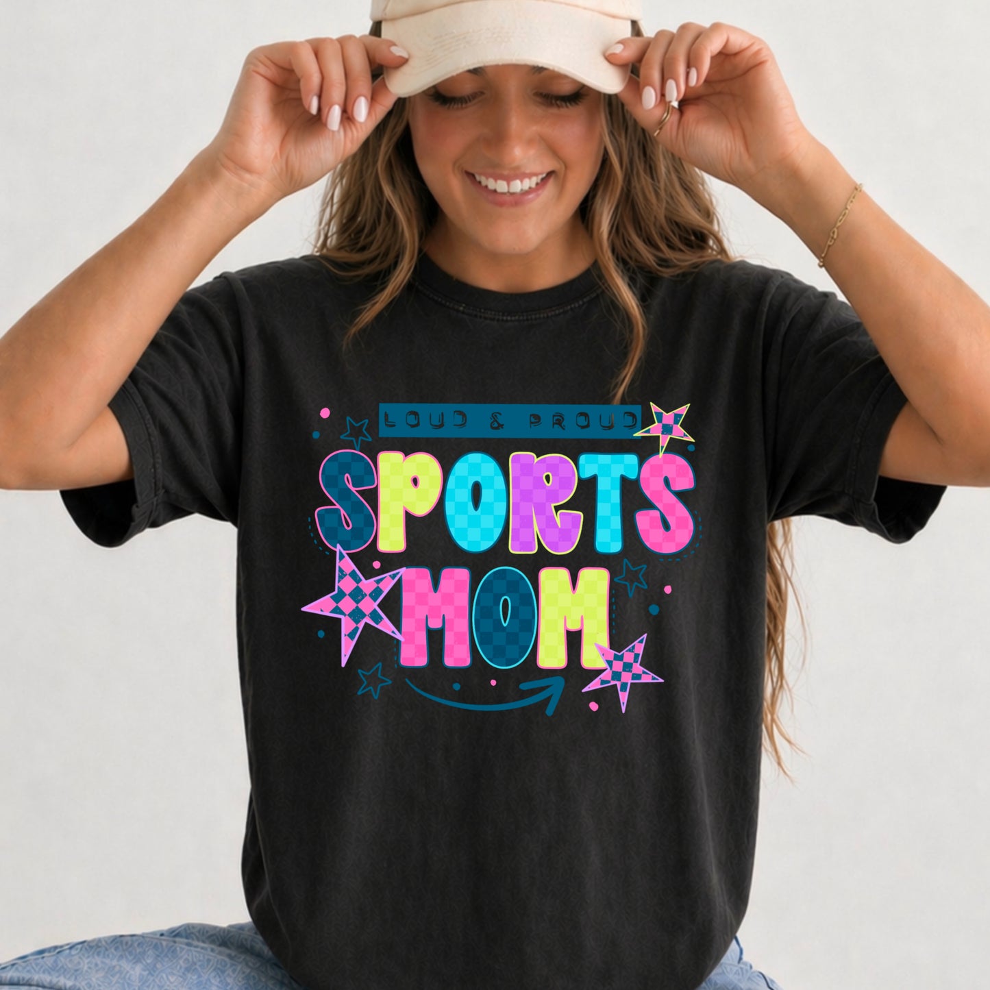 Sports Mom Colorful-Ready to Press Transfer
