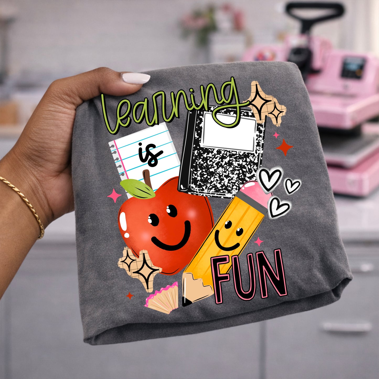 Learning Is Fun-Ready to Press Transfer