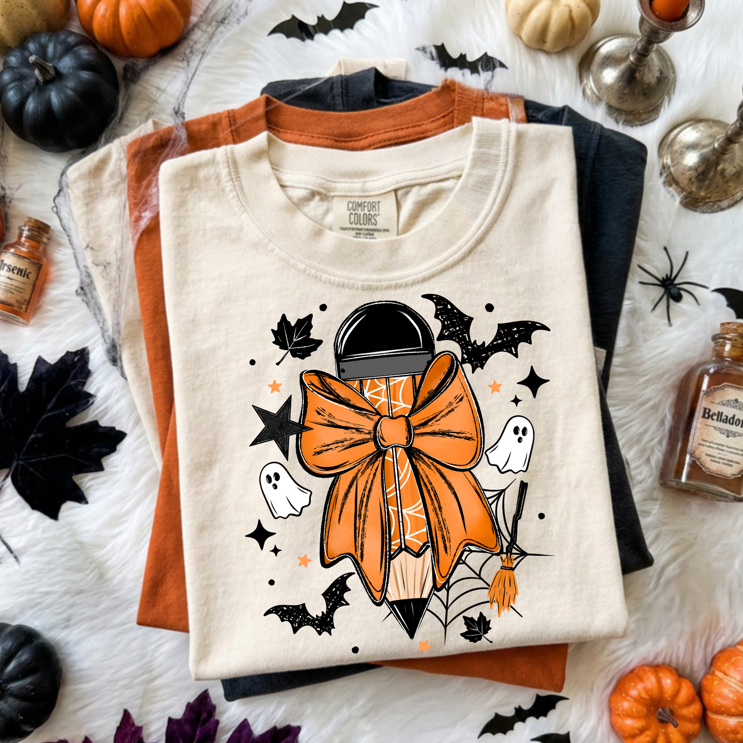 Spooky Pencil-Ready to Press Transfer