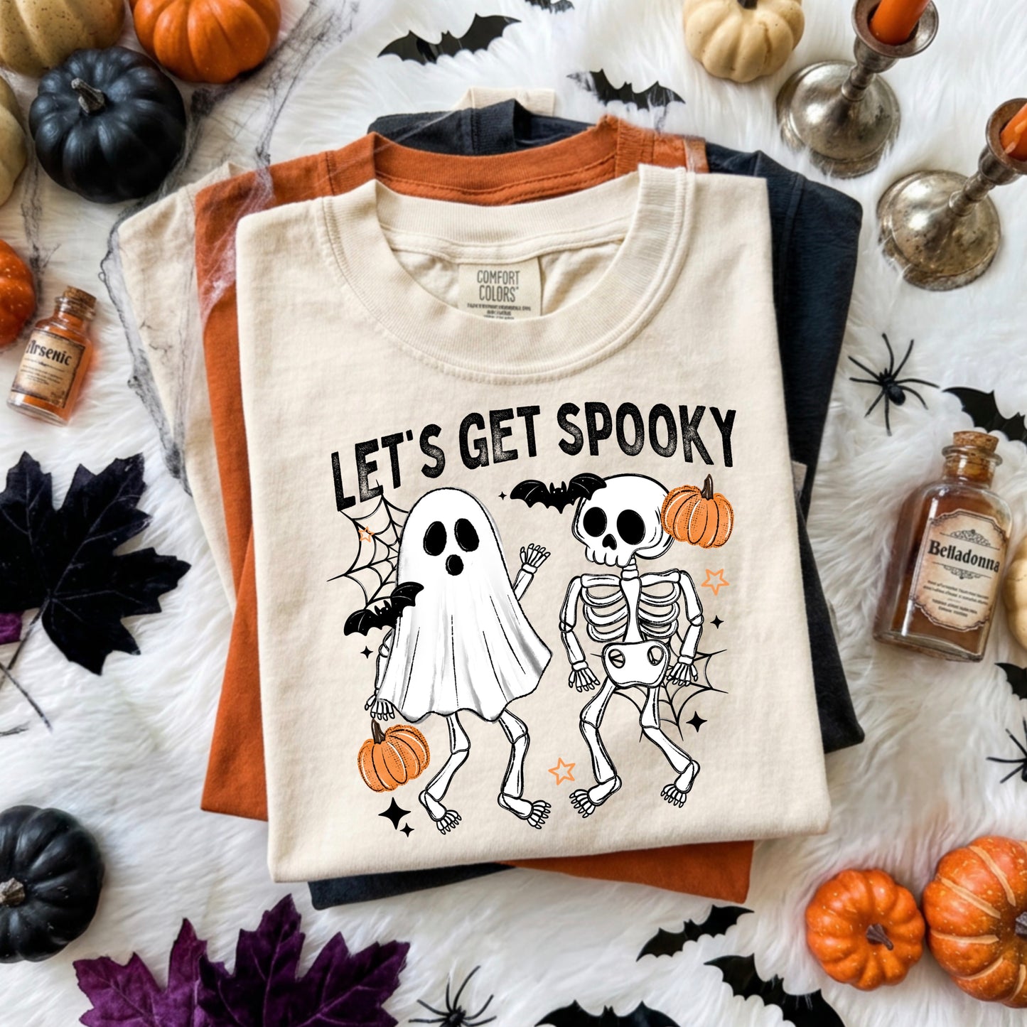Let’S Get Spooky Black-Ready to Press Transfer