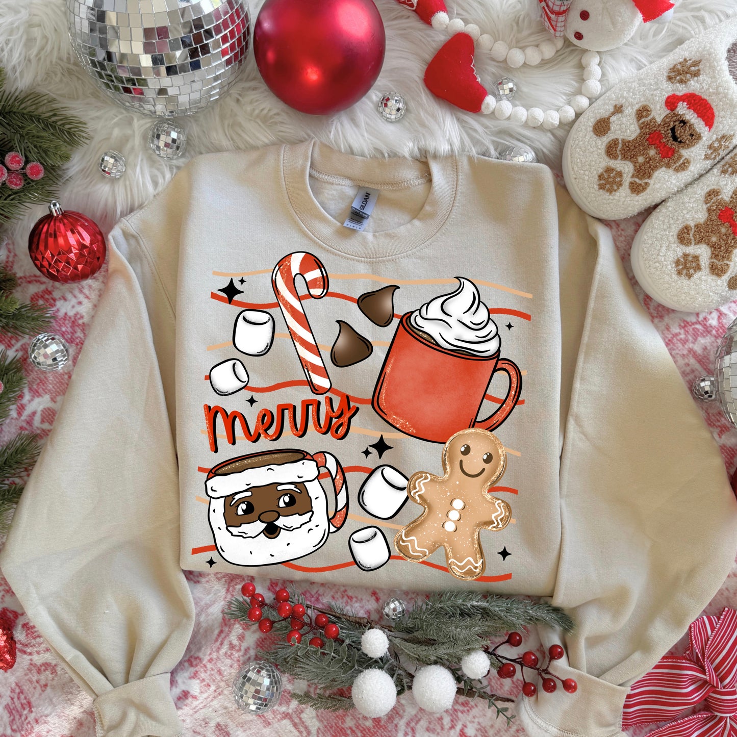 Merry Hot Cocoa Darker Skin Tone-Ready to Press Transfer