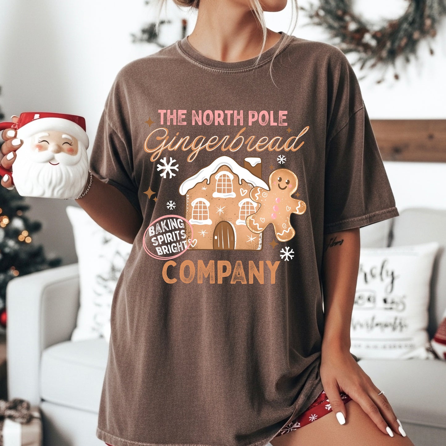 North Pole Gingerbread-Ready to Press Transfer