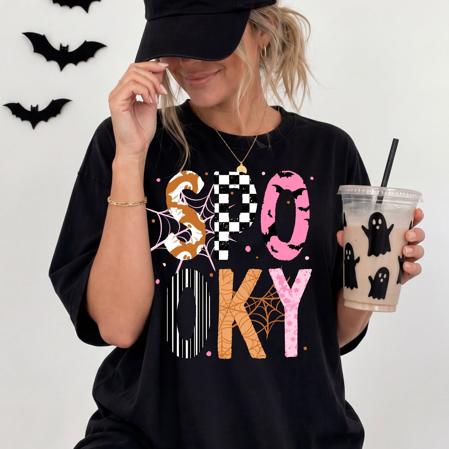 Spooky Pattern Letters-Ready to Press Transfer