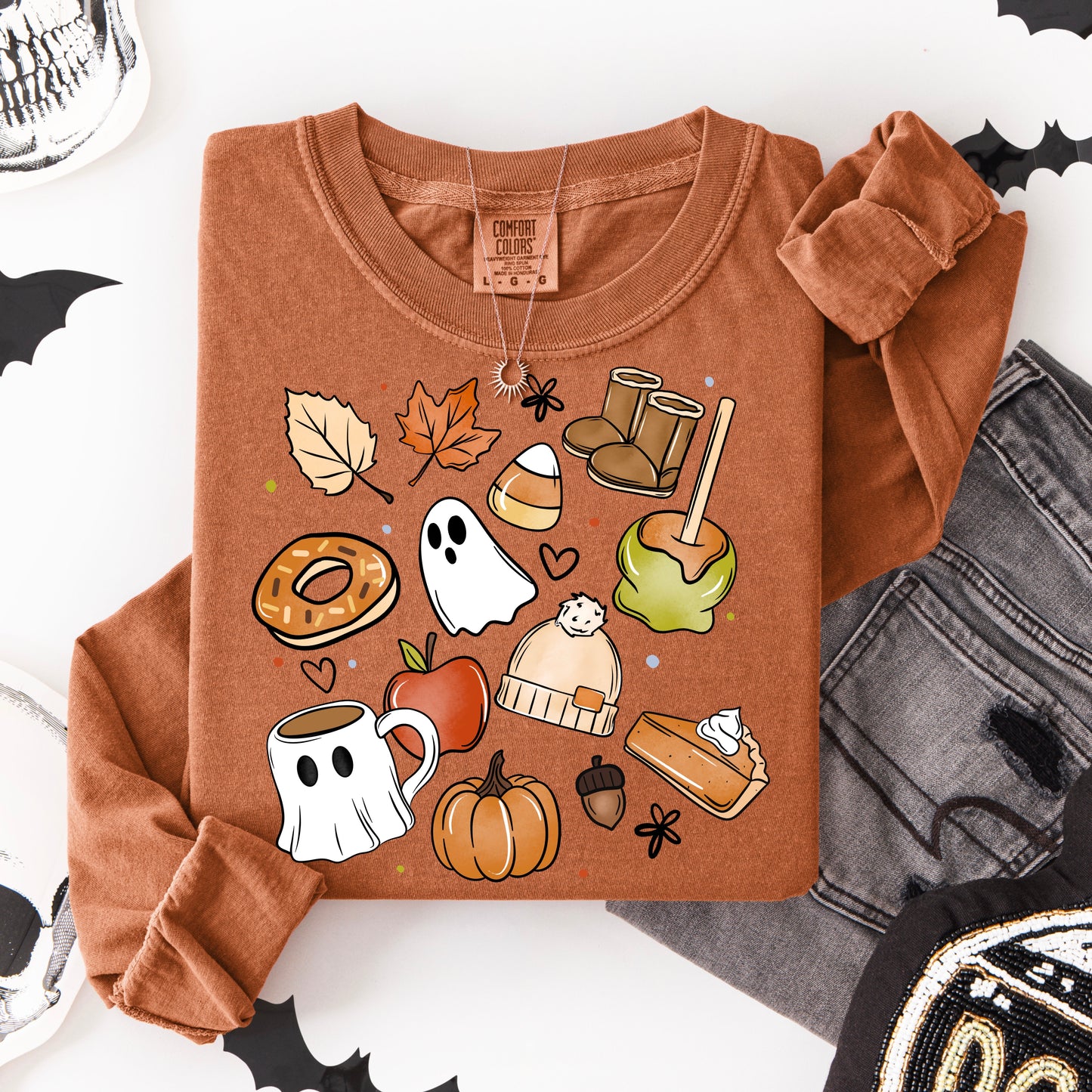 Fall Things grid-Ready to Press Transfer