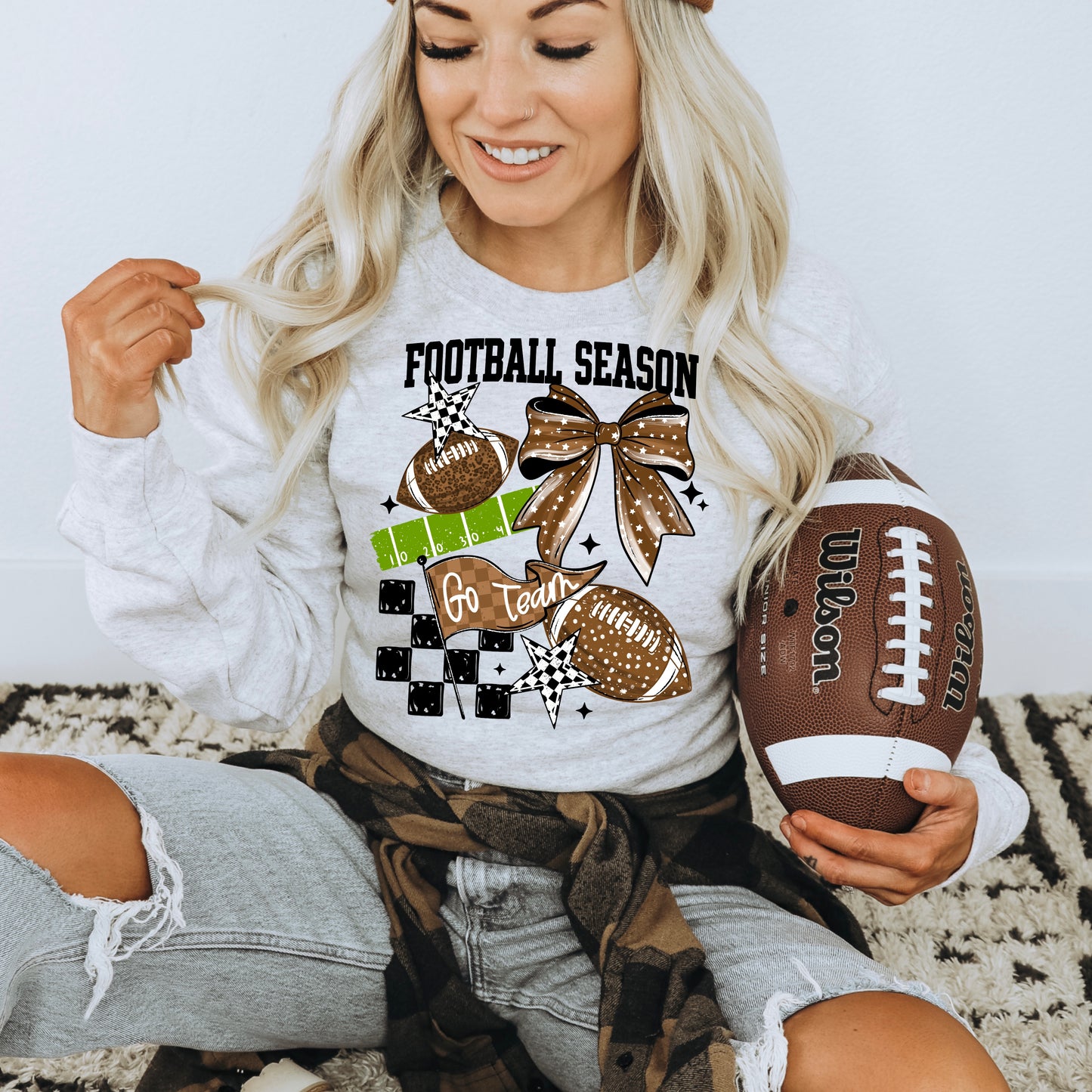 Football Season Black-Ready to Press Transfer