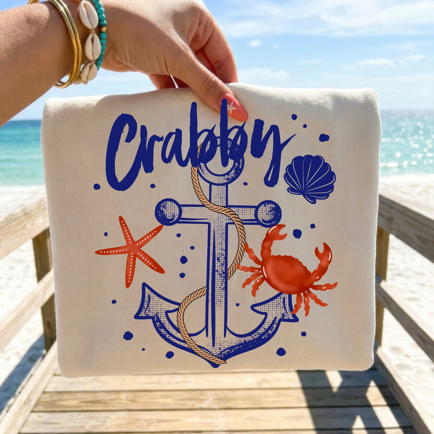 Crabby Anchor-Ready to Press Transfer