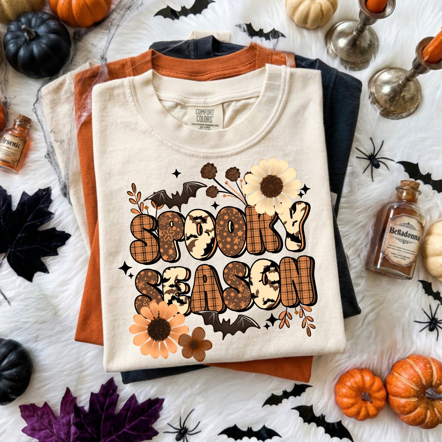 Spooky Season Florals-Ready to Press Transfer