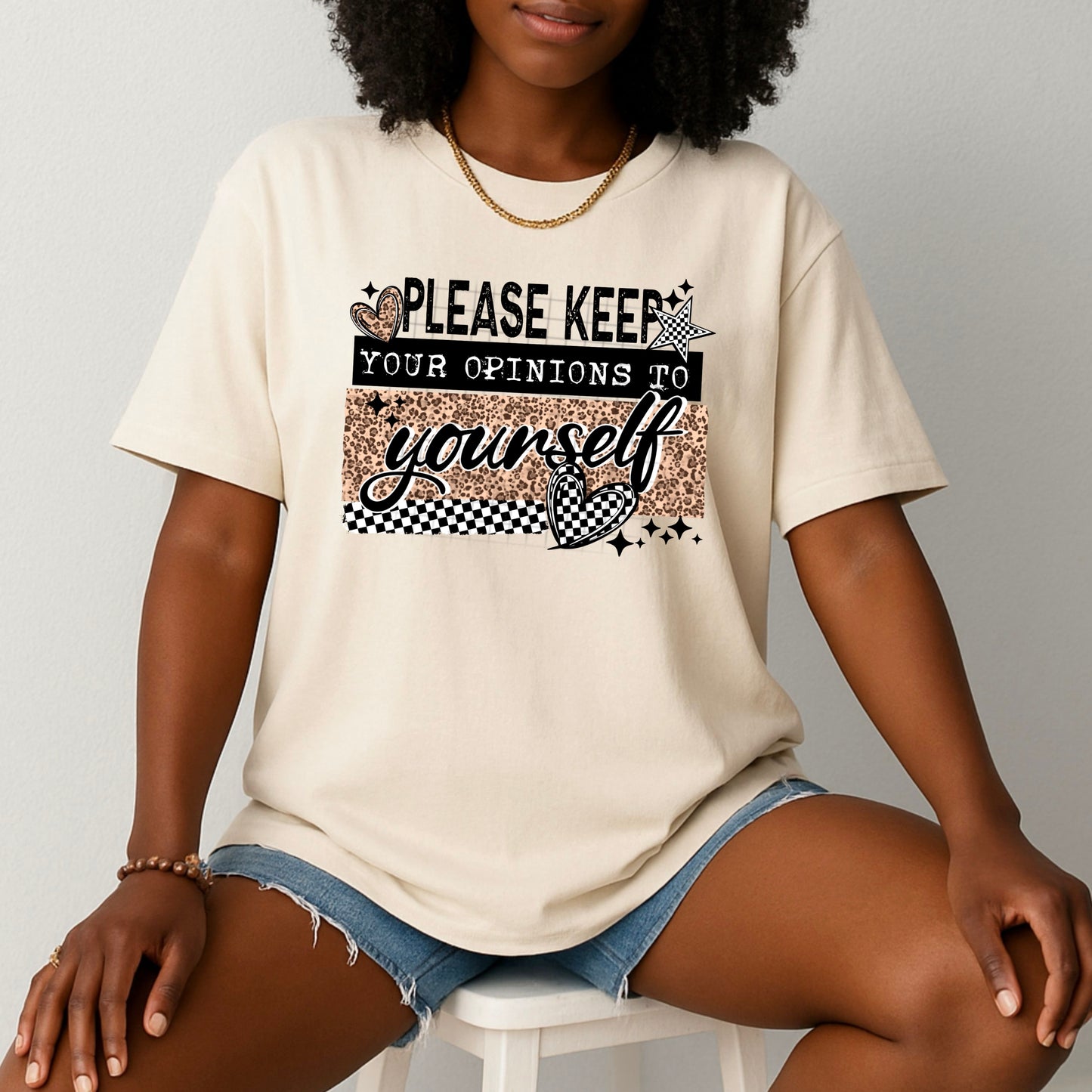 Opinions to Yourself Black-Ready to Press Transfer